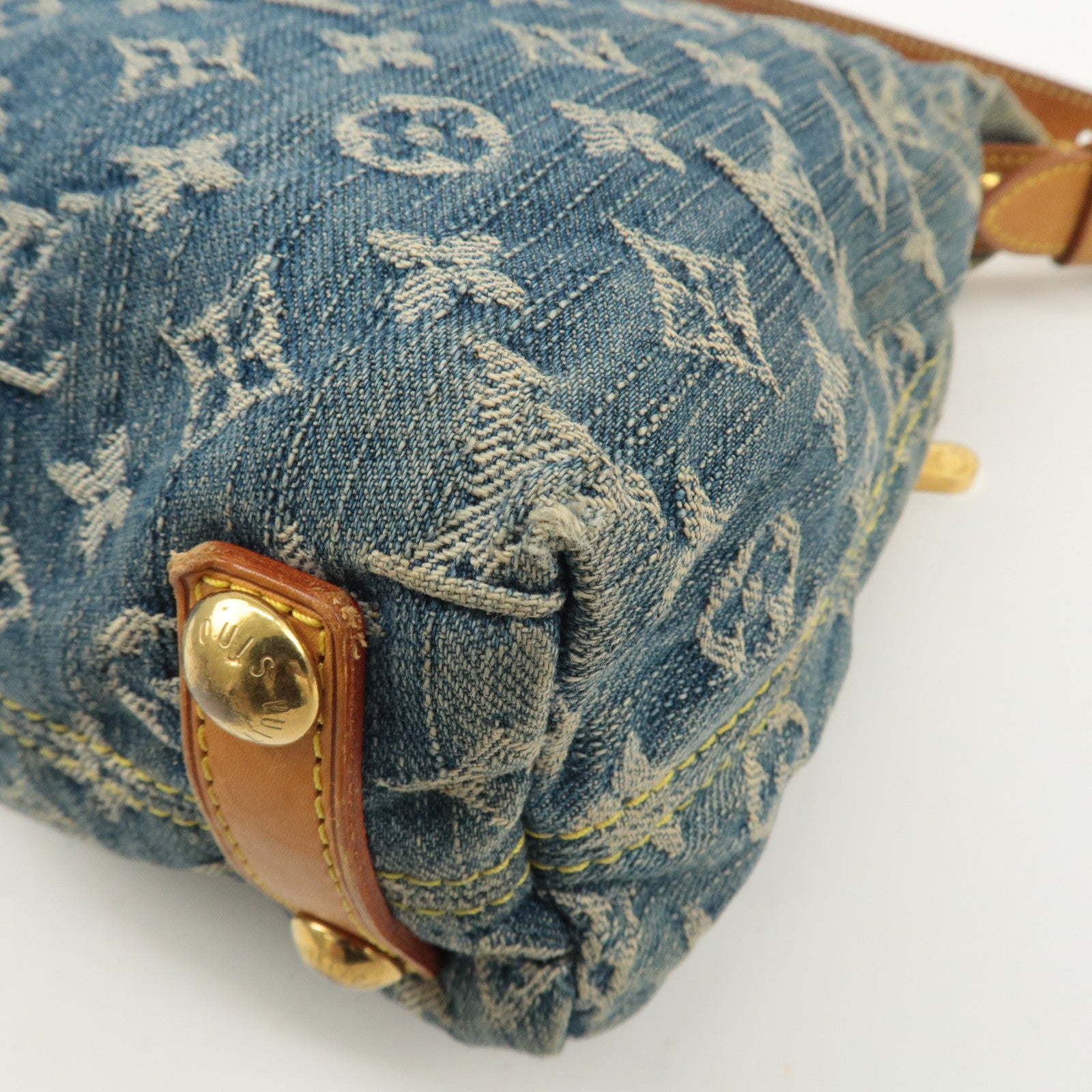 Louis Vuitton Monogram Denim Baggy PM 2Way Shoulder Bag M95049