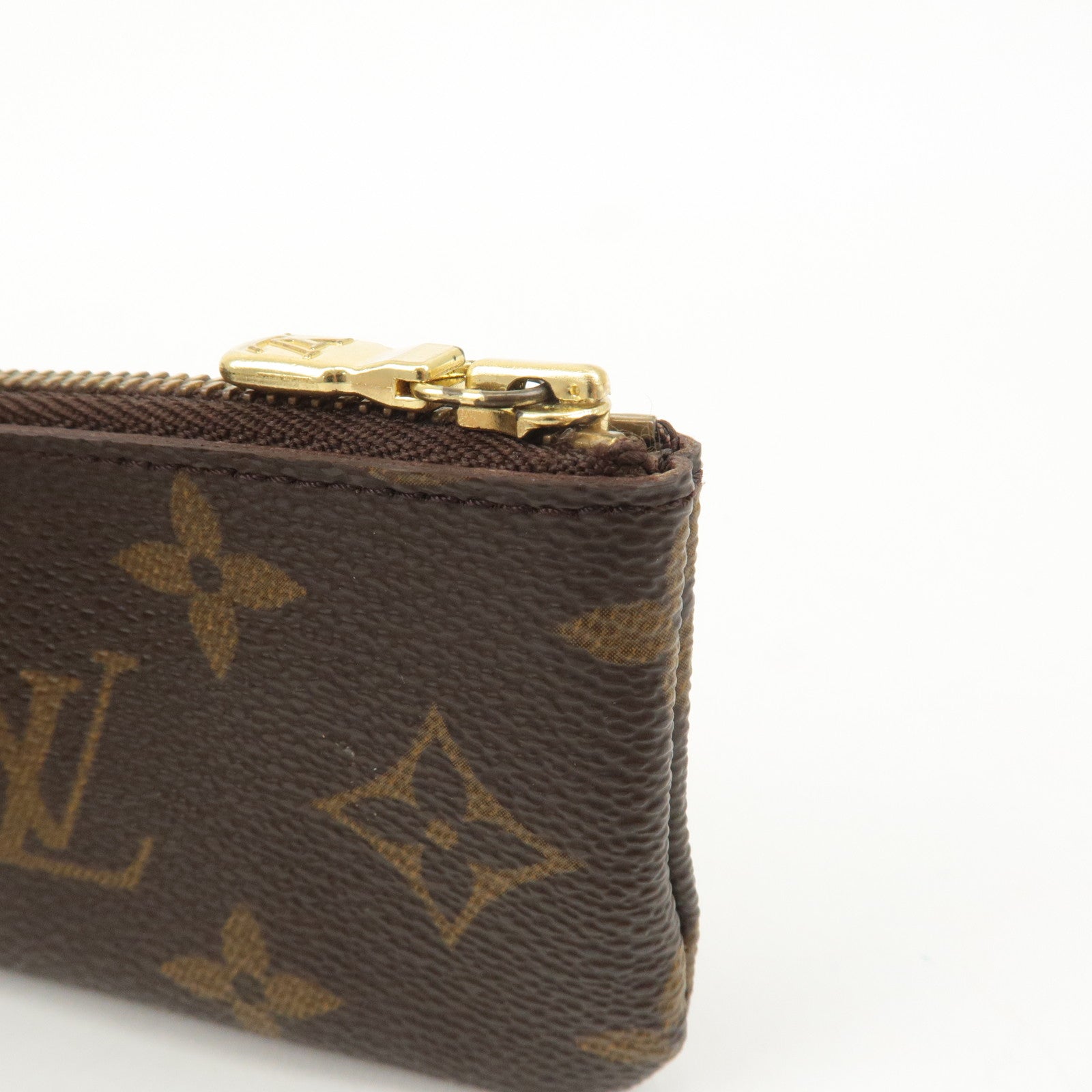 Louis Vuitton Monogram Pochette Cles Coin Case Key Case M62650