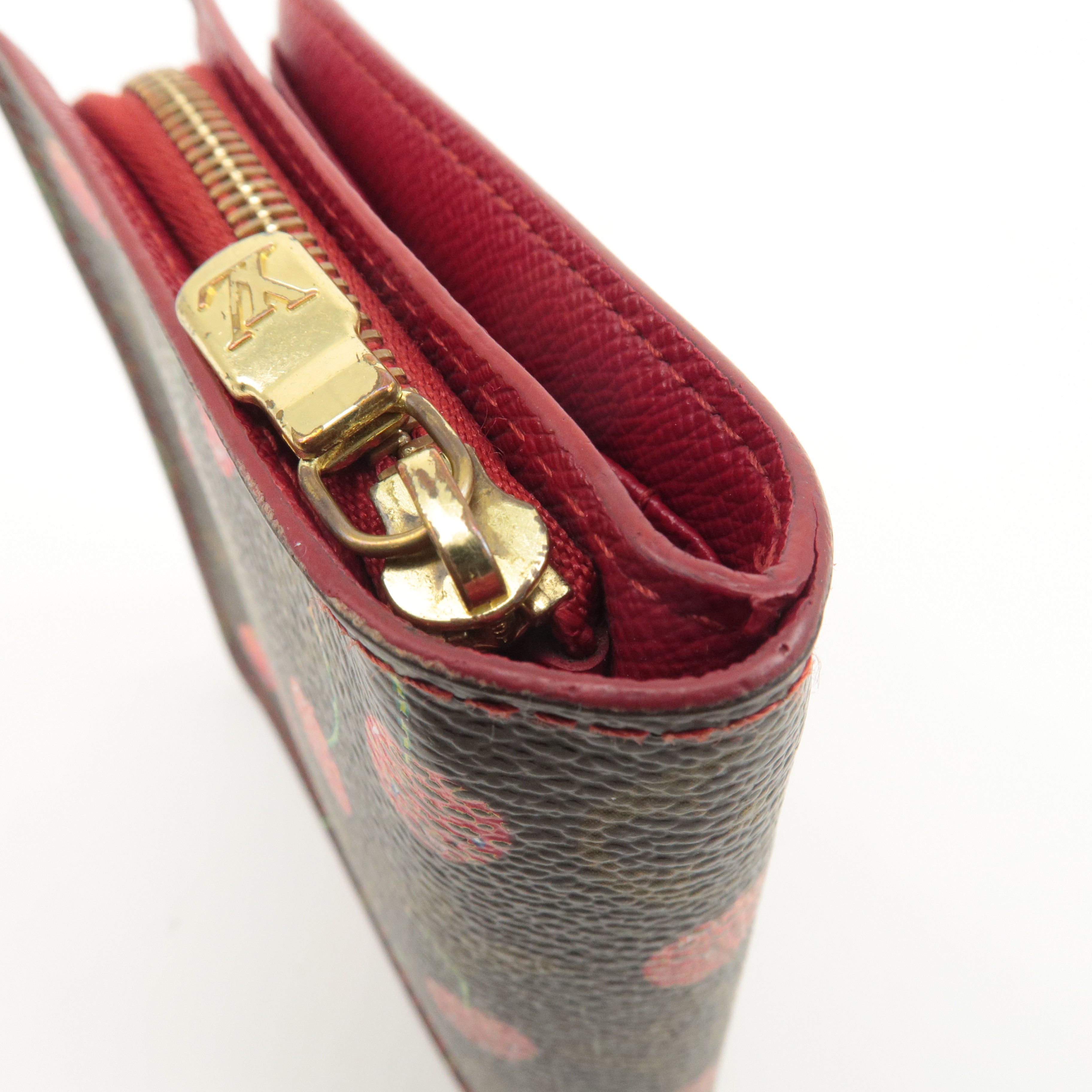 Louis Vuitton Monogram Cherry Compact Zip Bi-fold Wallet M95005