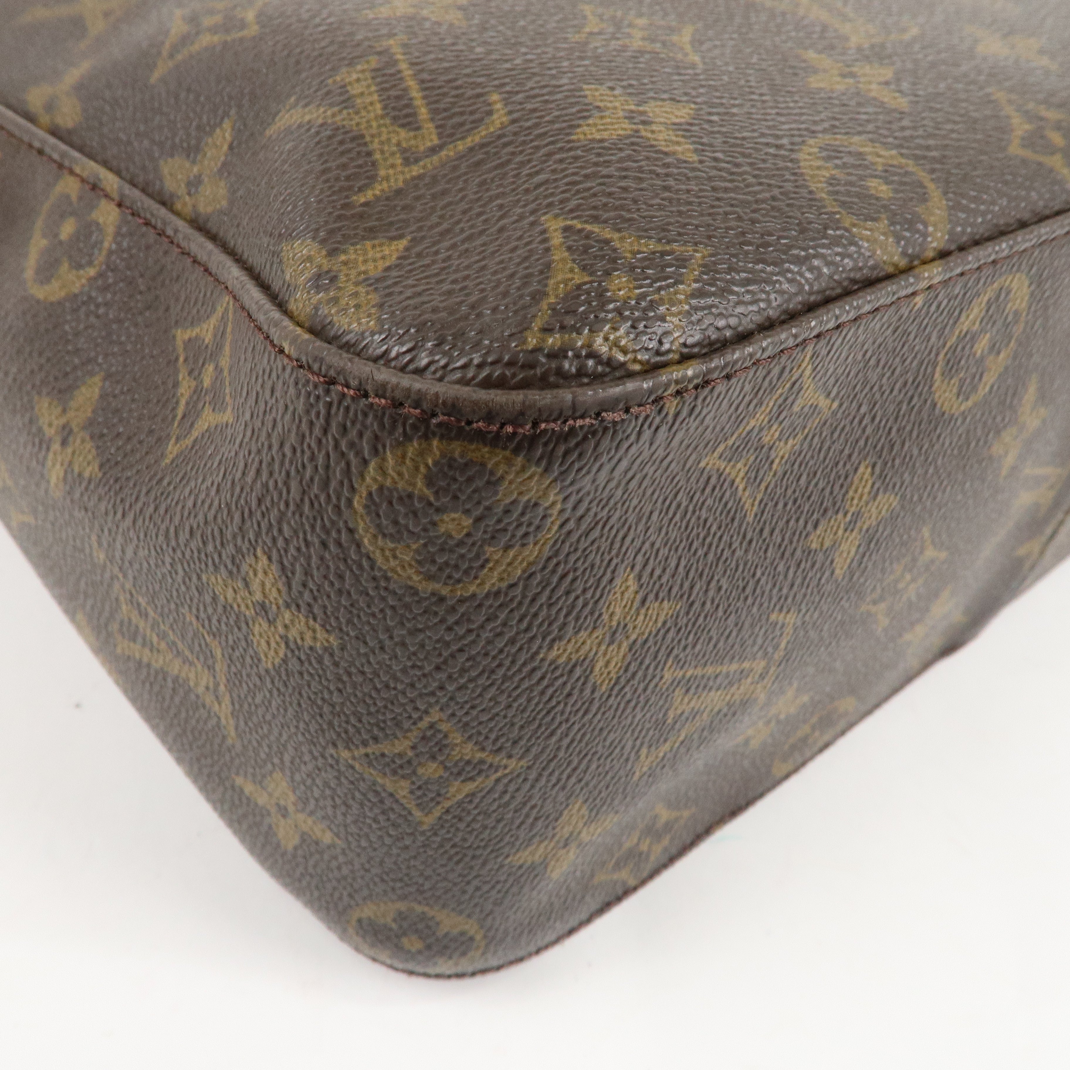 Louis Vuitton Monogram Looping GM Shoulder Bag Brown M51145