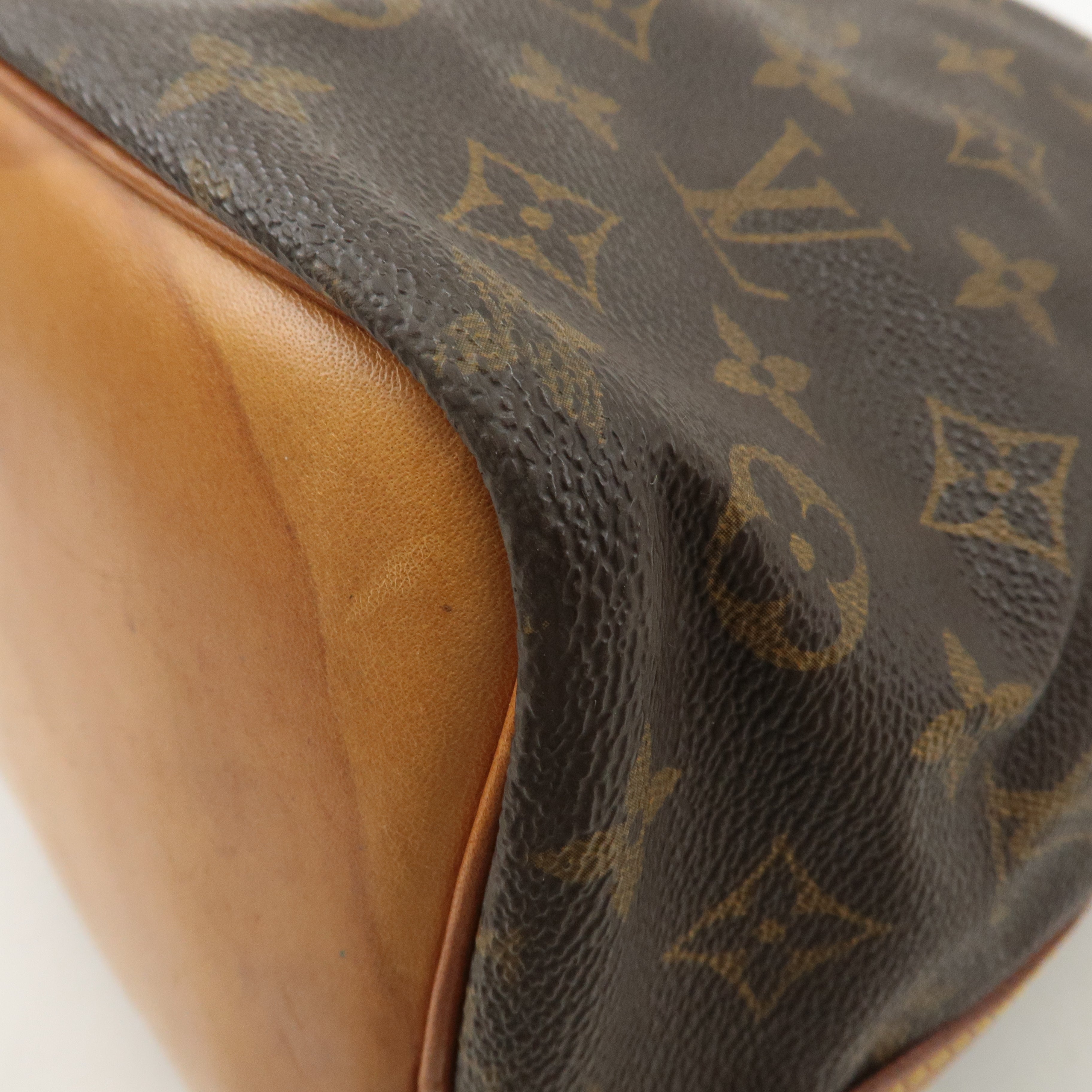 Louis Vuitton Monogram Petit Noe Shoulder Bag Brown M42226