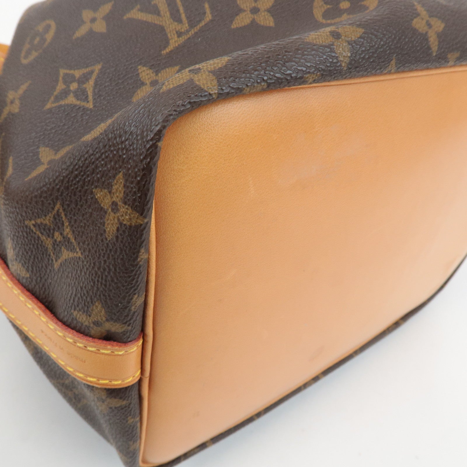 Louis Vuitton Monogram Petit Noe Shoulder Bag Brown M42226