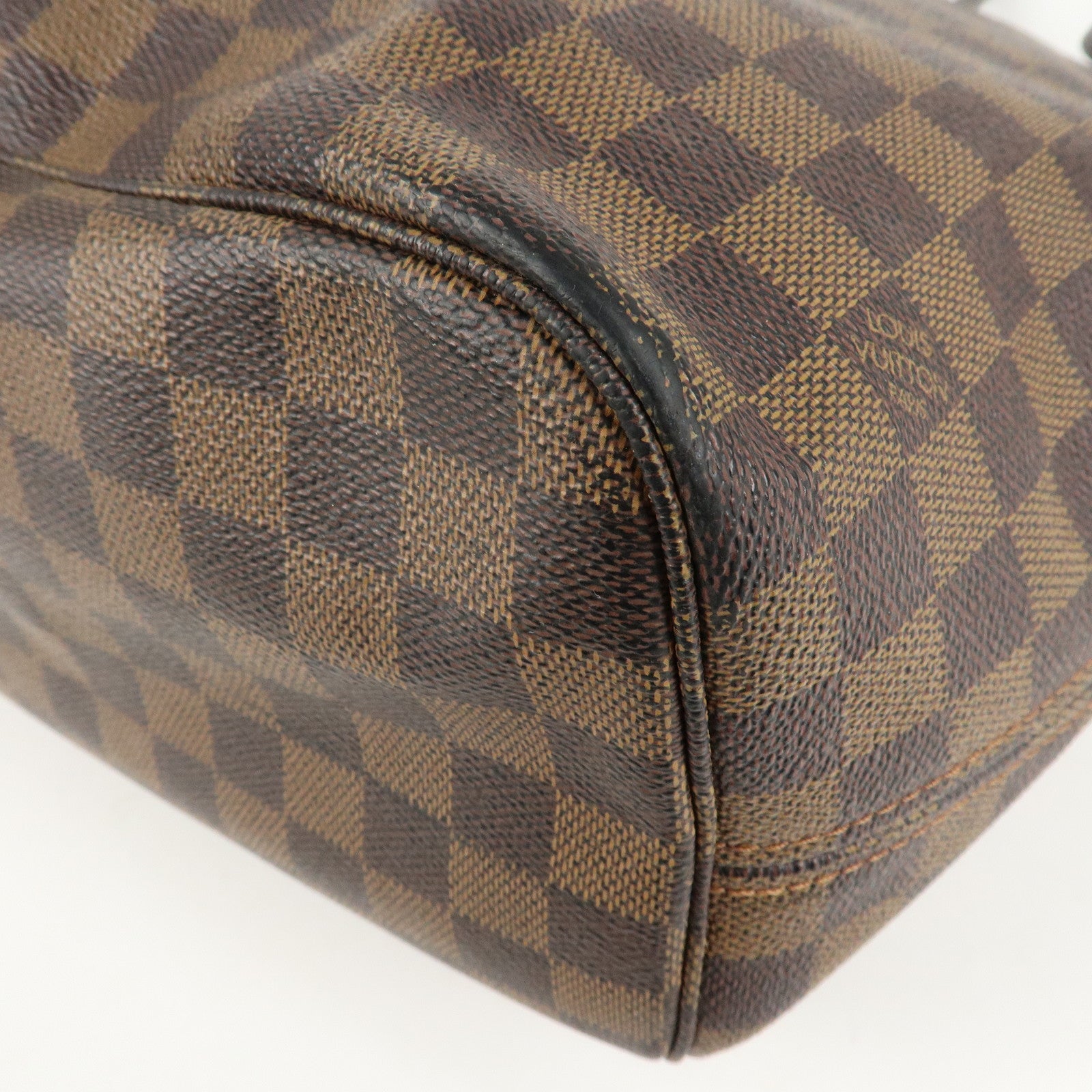 Louis Vuitton Damier Neverfull MM Tote Bag Damier Ebene N51105 Used