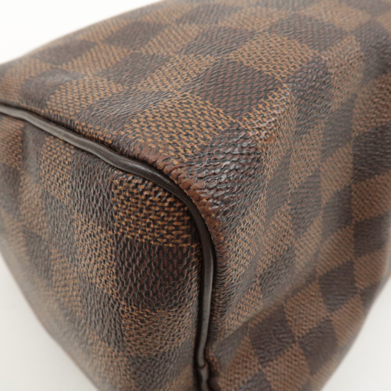 Louis Vuitton Damier Ebene Speedy 25 Hand Bag Boston Bag N41532