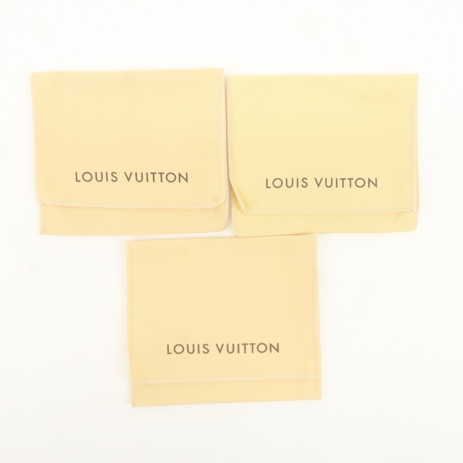 Louis Vuitton Set of 10 Storage Bag Dust Bag New Model Beige