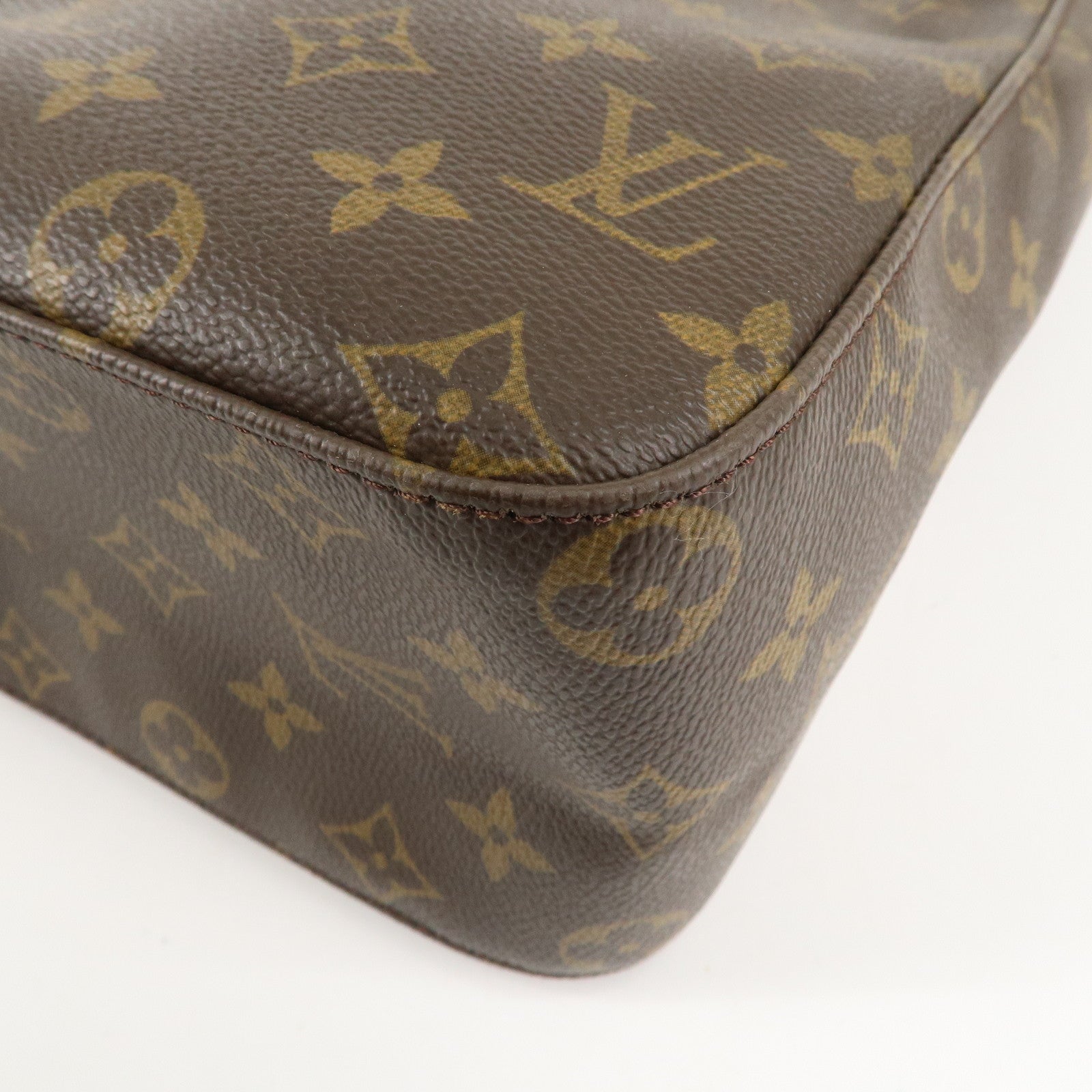 Louis Vuitton Monogram Looping GM Shoulder Bag Brown M51145