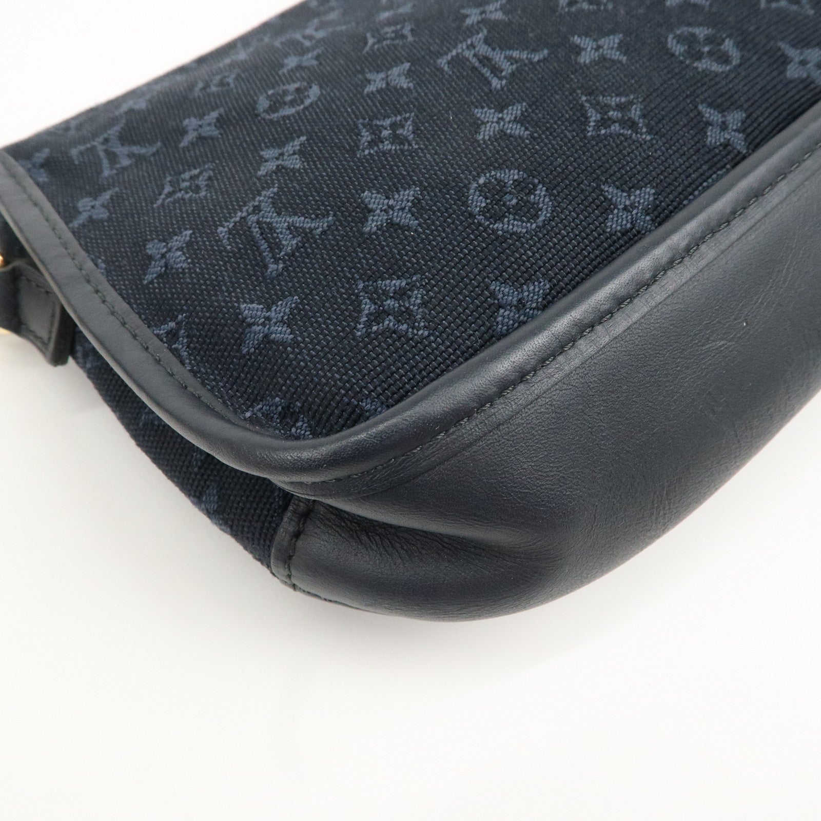 Louis Vuitton Monogram Mini Marjorie Shoulder Bag Blue M92692 Used