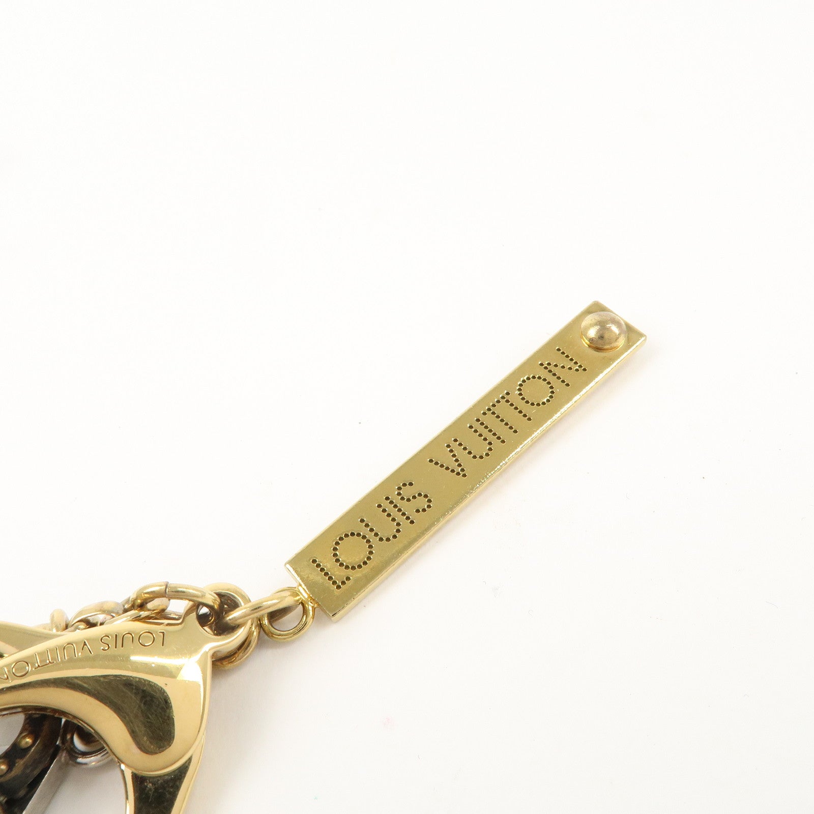 Louis Vuitton Bijoux Sac Tapage Bag Charm Gold Silver M66350