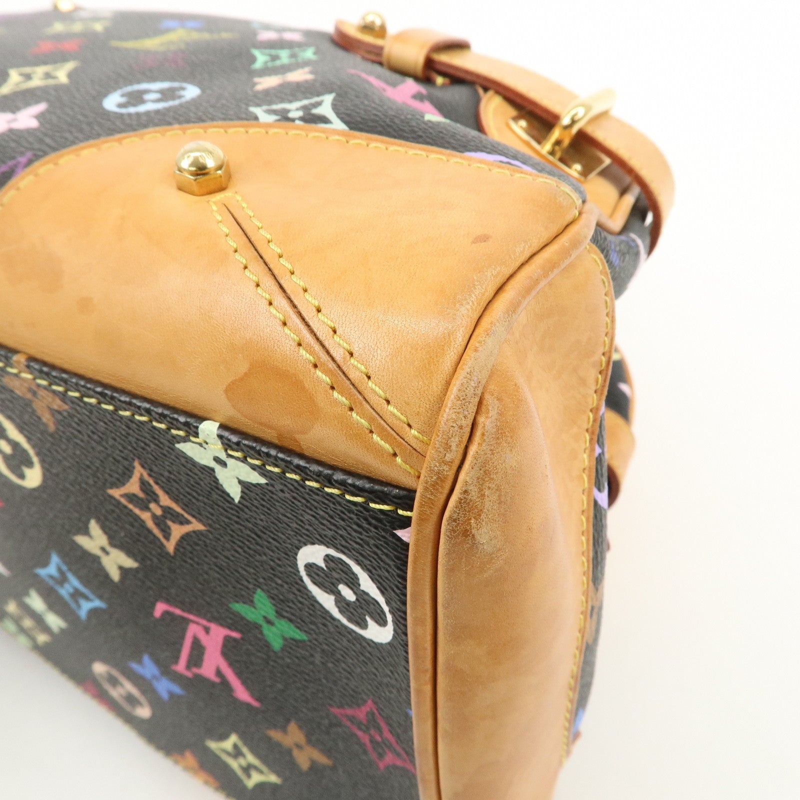 Louis Vuitton Monogram Multicolor Claudia Hand Bag M40194 Used