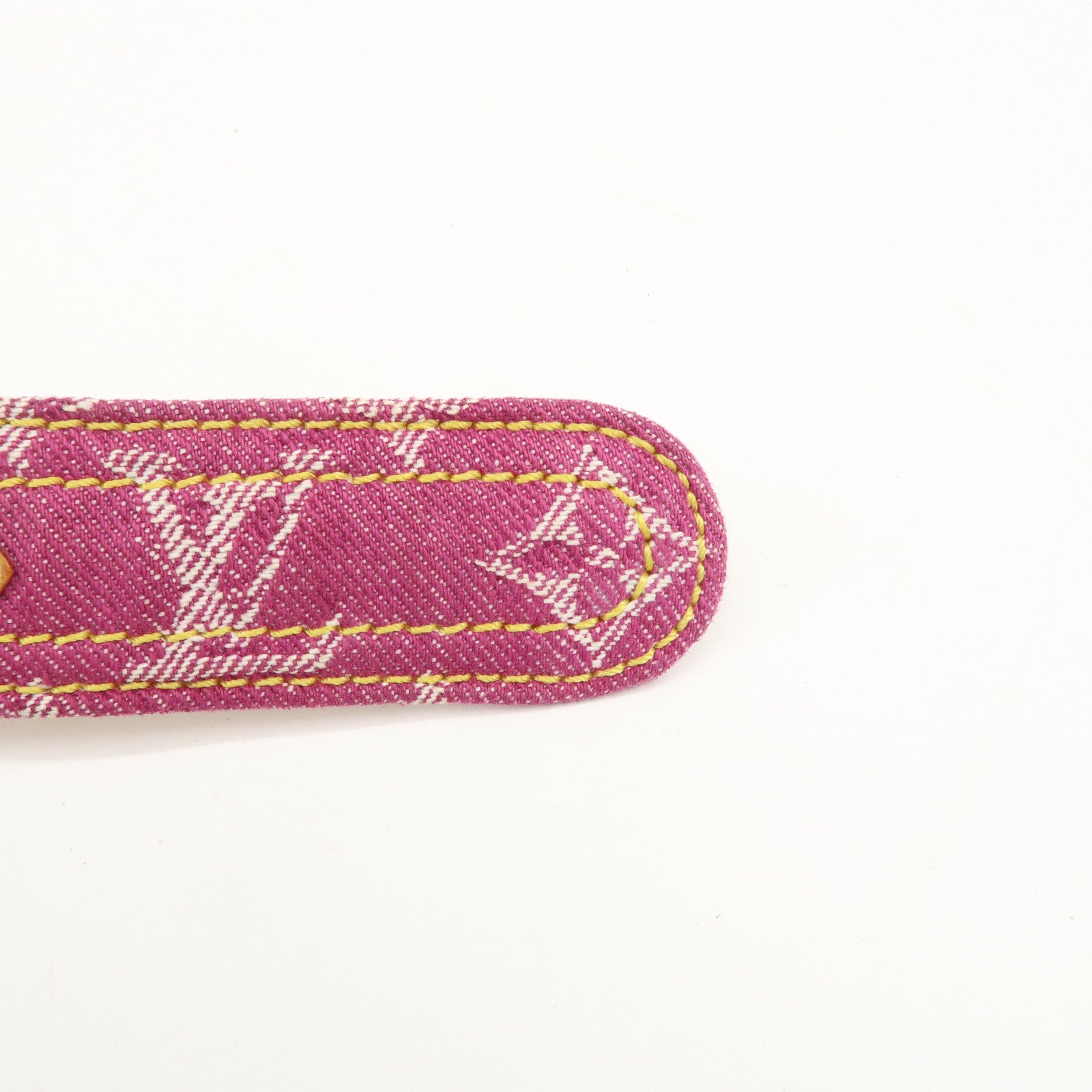 Louis Vuitton Monogram Denim Suntulle 80/32 Pink M6925W Used