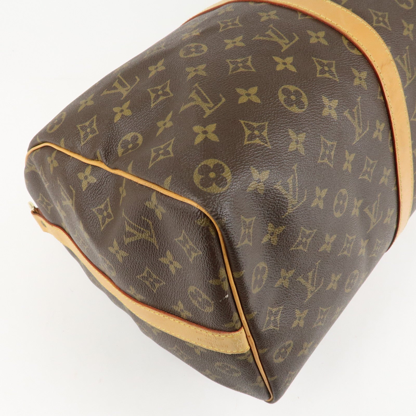 Louis Vuitton Monogram Keep All Bandouliere 50 Boston Bag M41416 Used