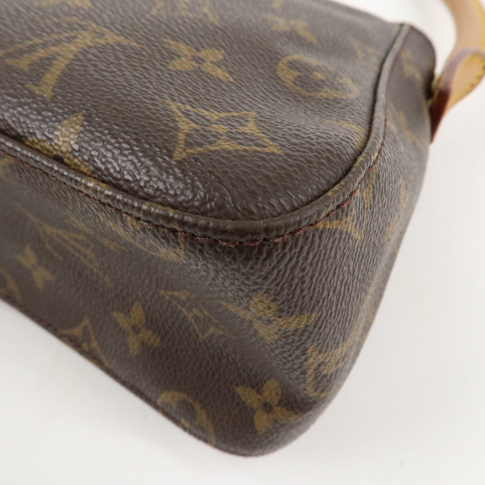 Louis Vuitton Monogram Mini Looping Shoulder Bag Hand Bag M51147 Used