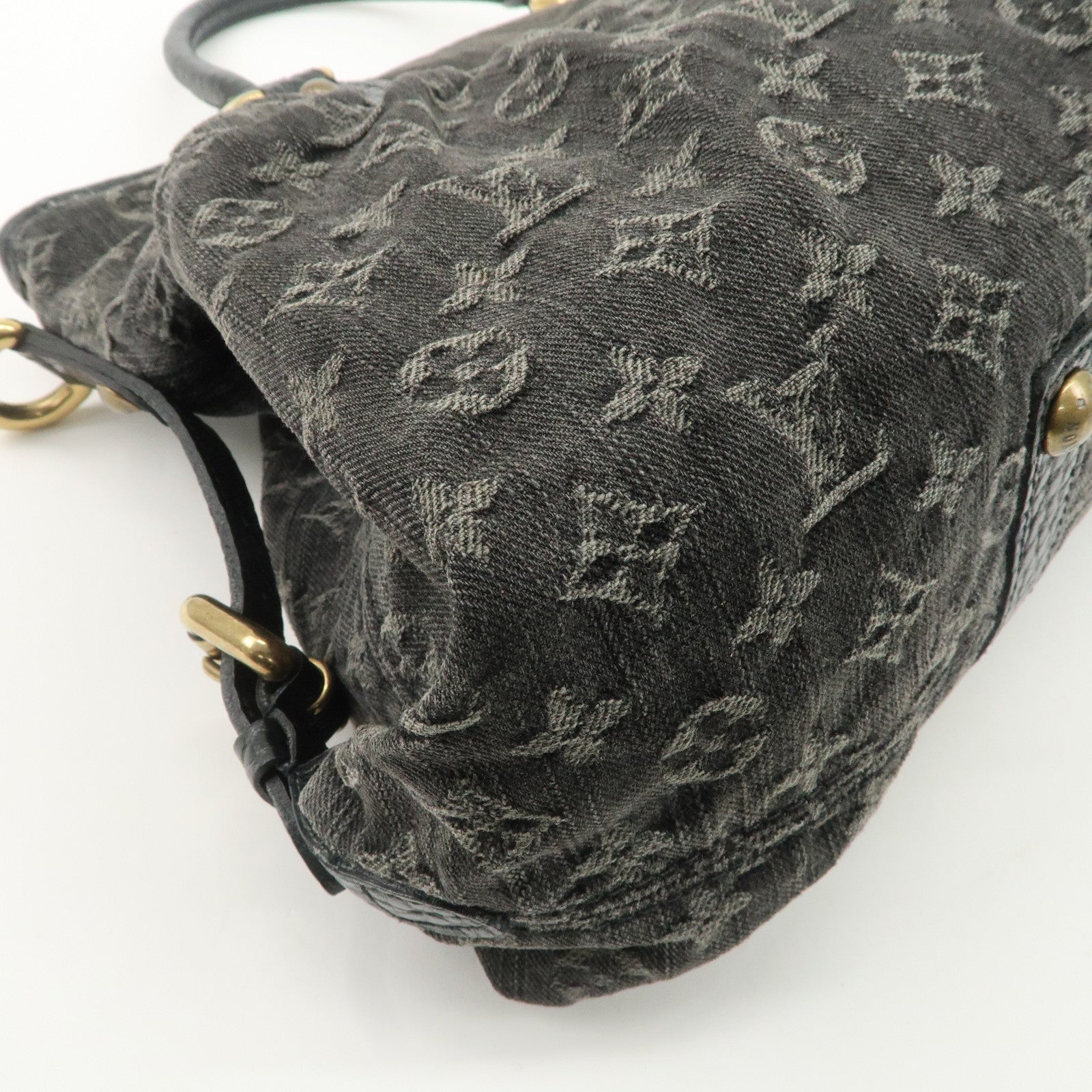 Louis Vuitton Monogram Denim Neo Cabby MM 2Way Bag M95351 Used