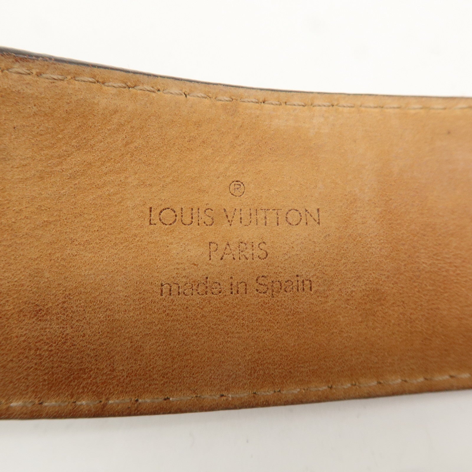 Louis Vuitton Monogram Suntulle LV Initial 25mm 85/34 M9781