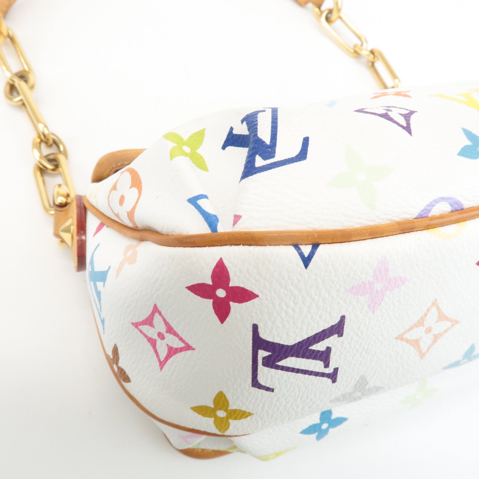 Louis Vuitton Monogram Multicolor Patti Shoulder Bag Blanc M40305