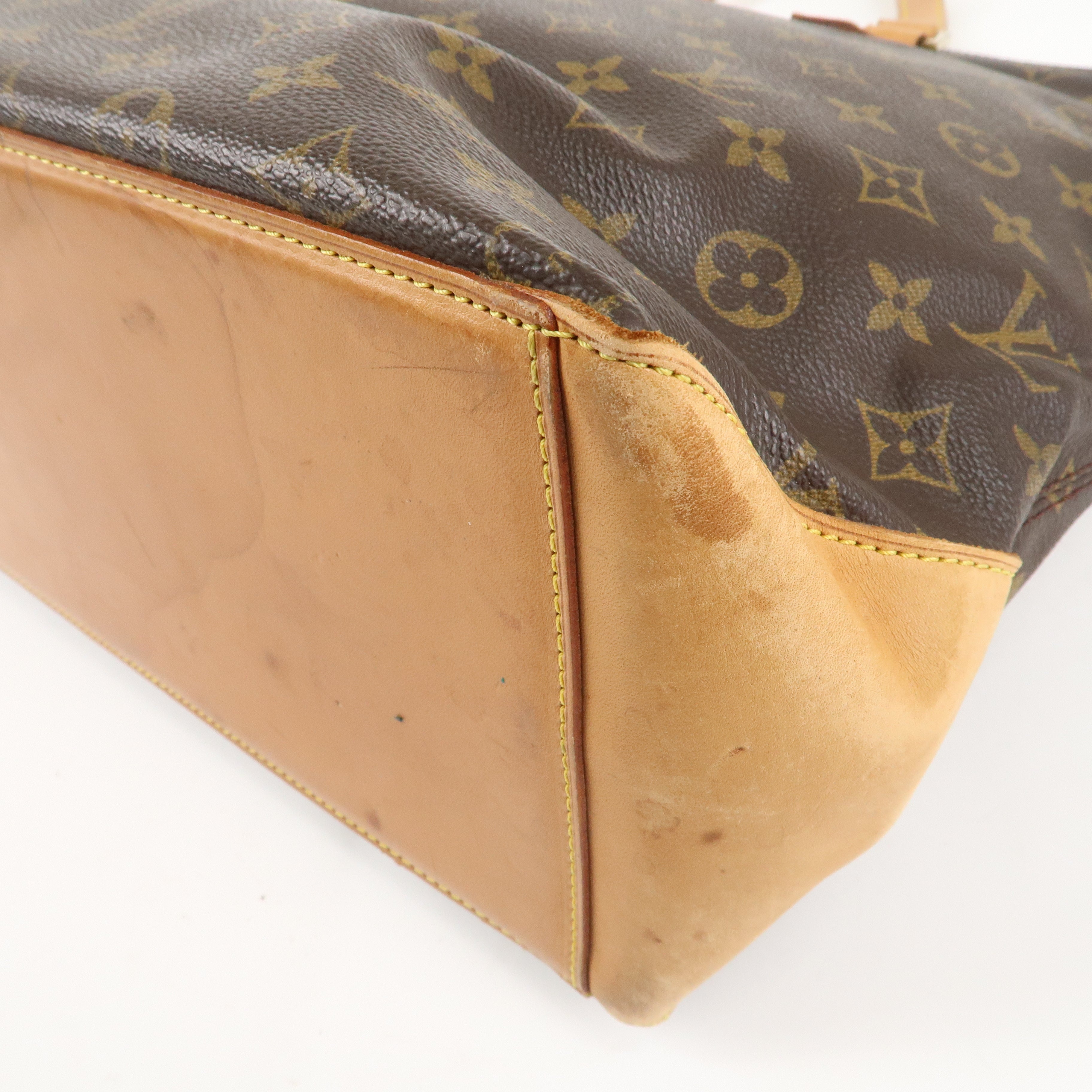 Louis Vuitton Monogram Cabas Mezzo Tote Bag Brown M51151