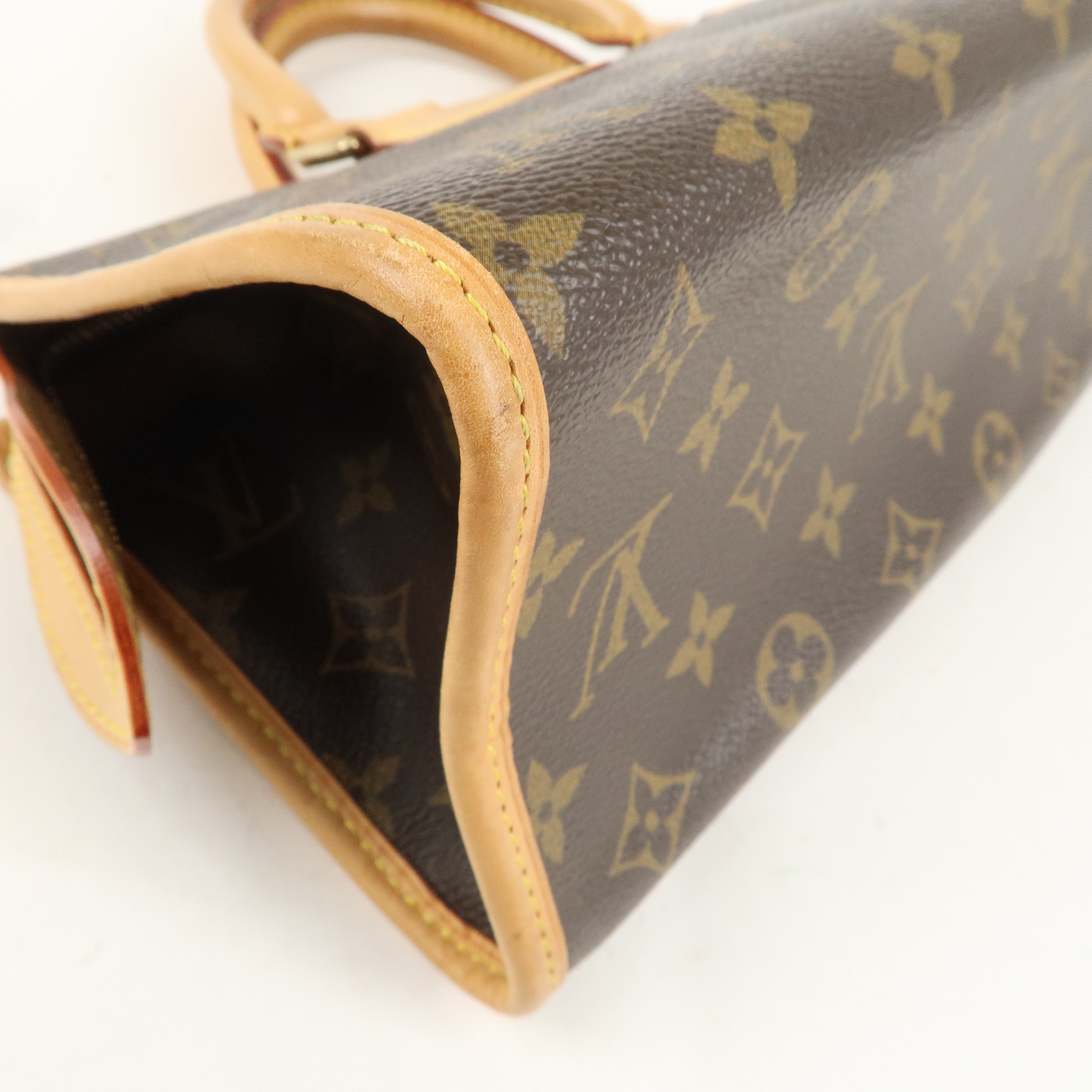 Louis Vuitton Monogram Popincourt Hand Bag Brown M40009