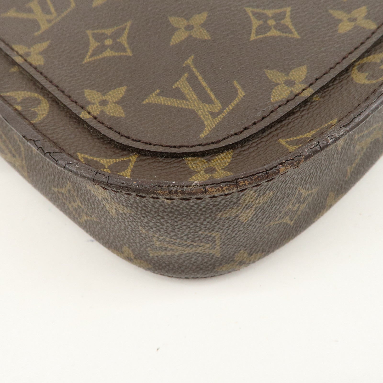 Louis Vuitton Monogram Saint Cloud GM Shoulder Bag Brown M51242