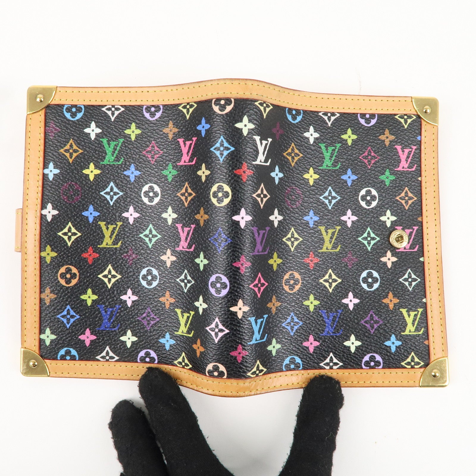 Louis Vuitton Monogram Multi Color Agenda PM Planner Cover R20895