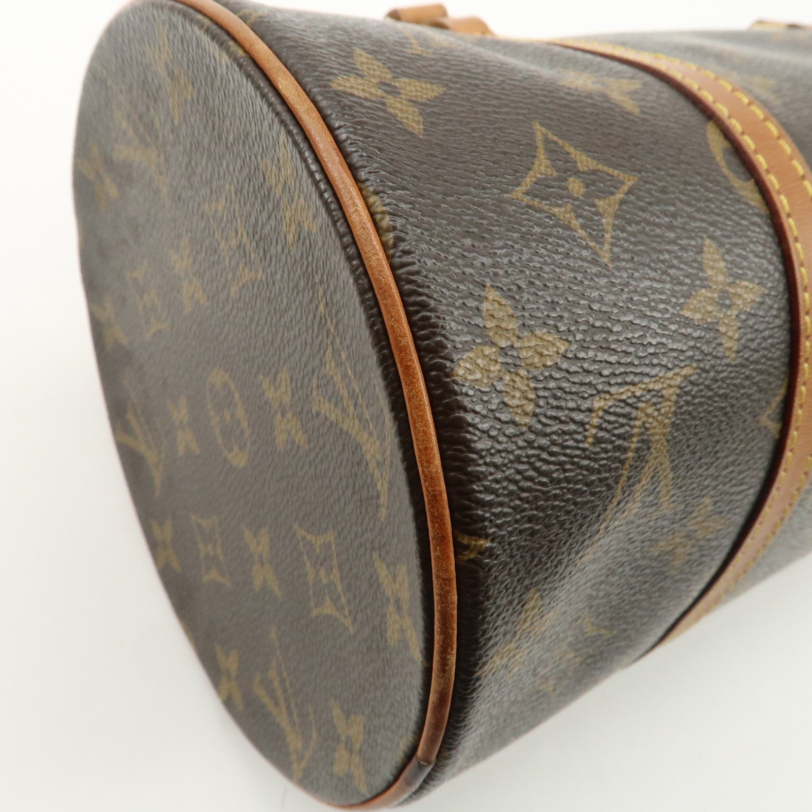 Louis Vuitton Monogram Papillon 30 Hand Bag New Style Brown M51385