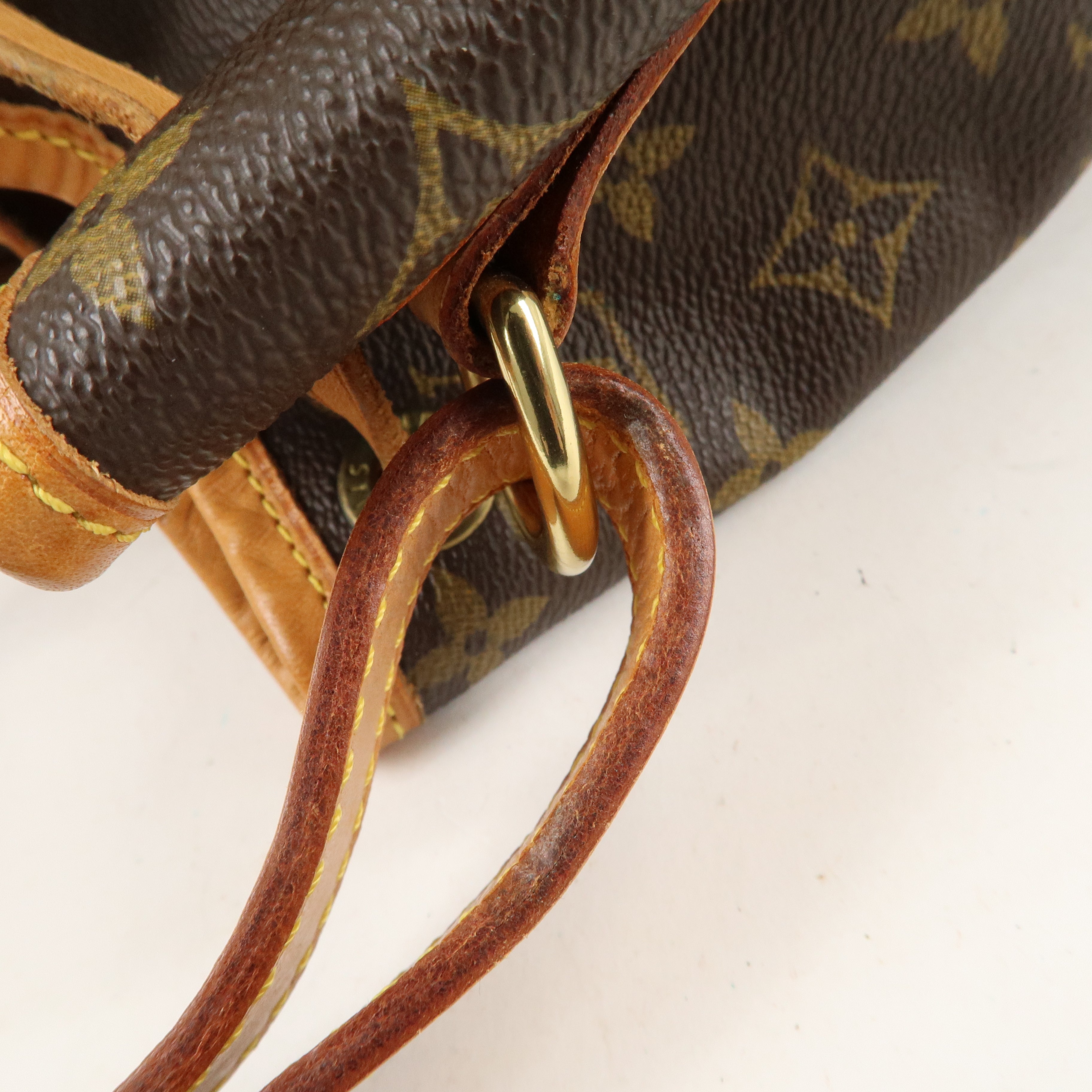 Louis Vuitton Monogram Petit Noe Shoulder Bag Brown M42226