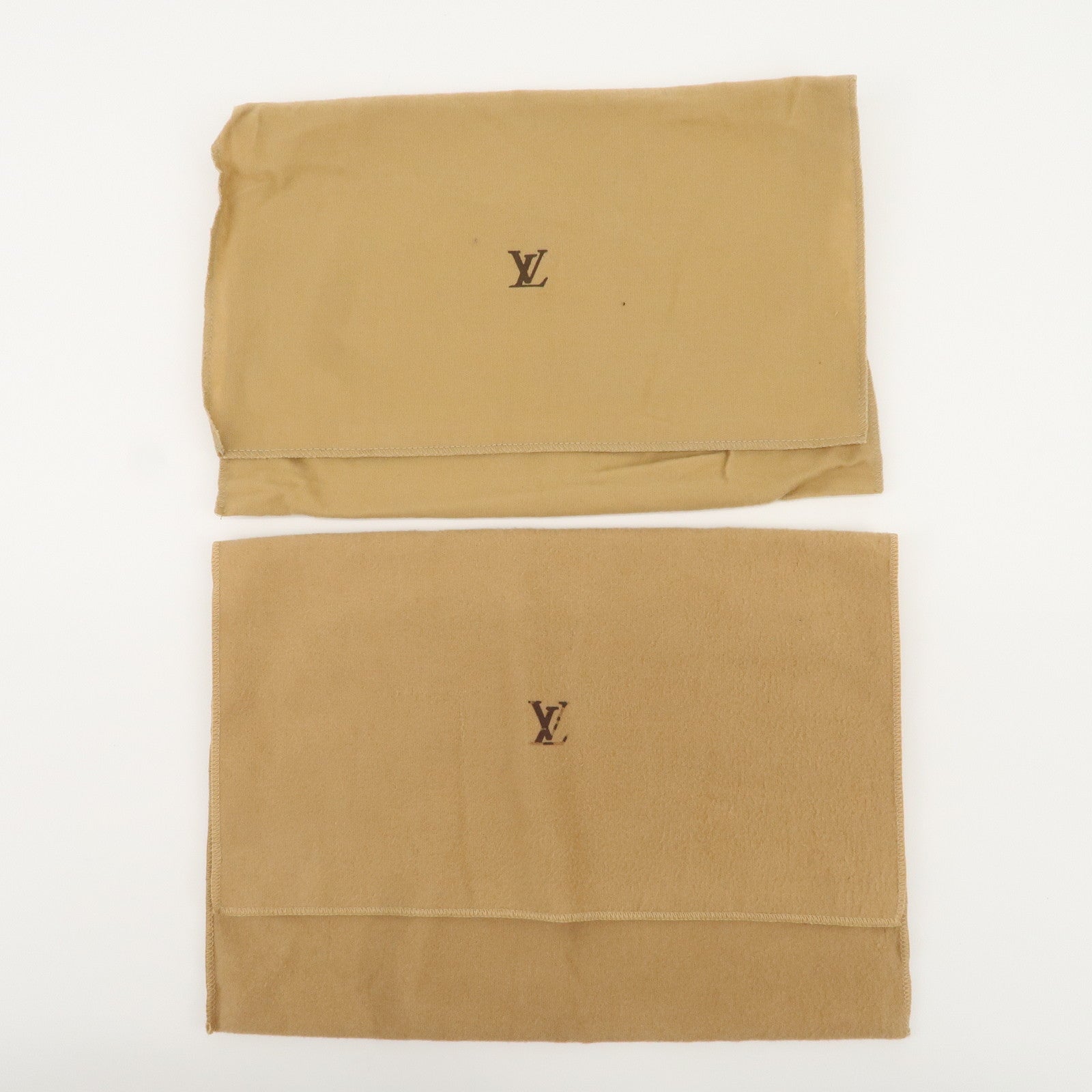 Louis Vuitton Set of 15 Dust Bag Storage Bag Beige Used