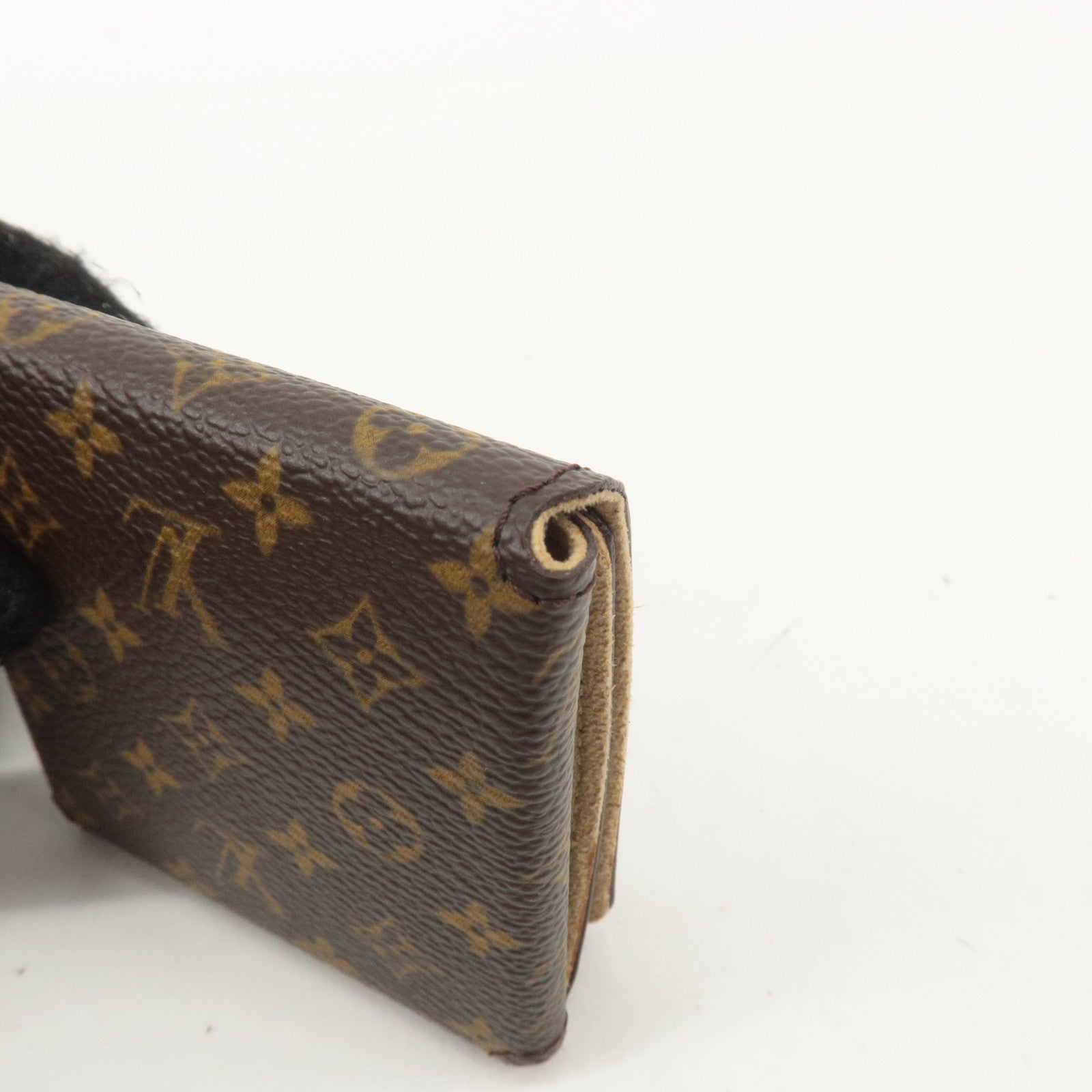 Louis Vuitton Monogram Canvas Jewelry Case for Necklace Brown