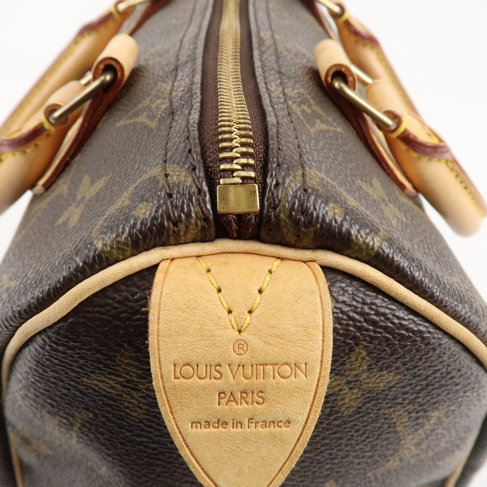 Louis Vuitton Monogram Speedy 25 Hand Bag Boston Bag M41528 Used