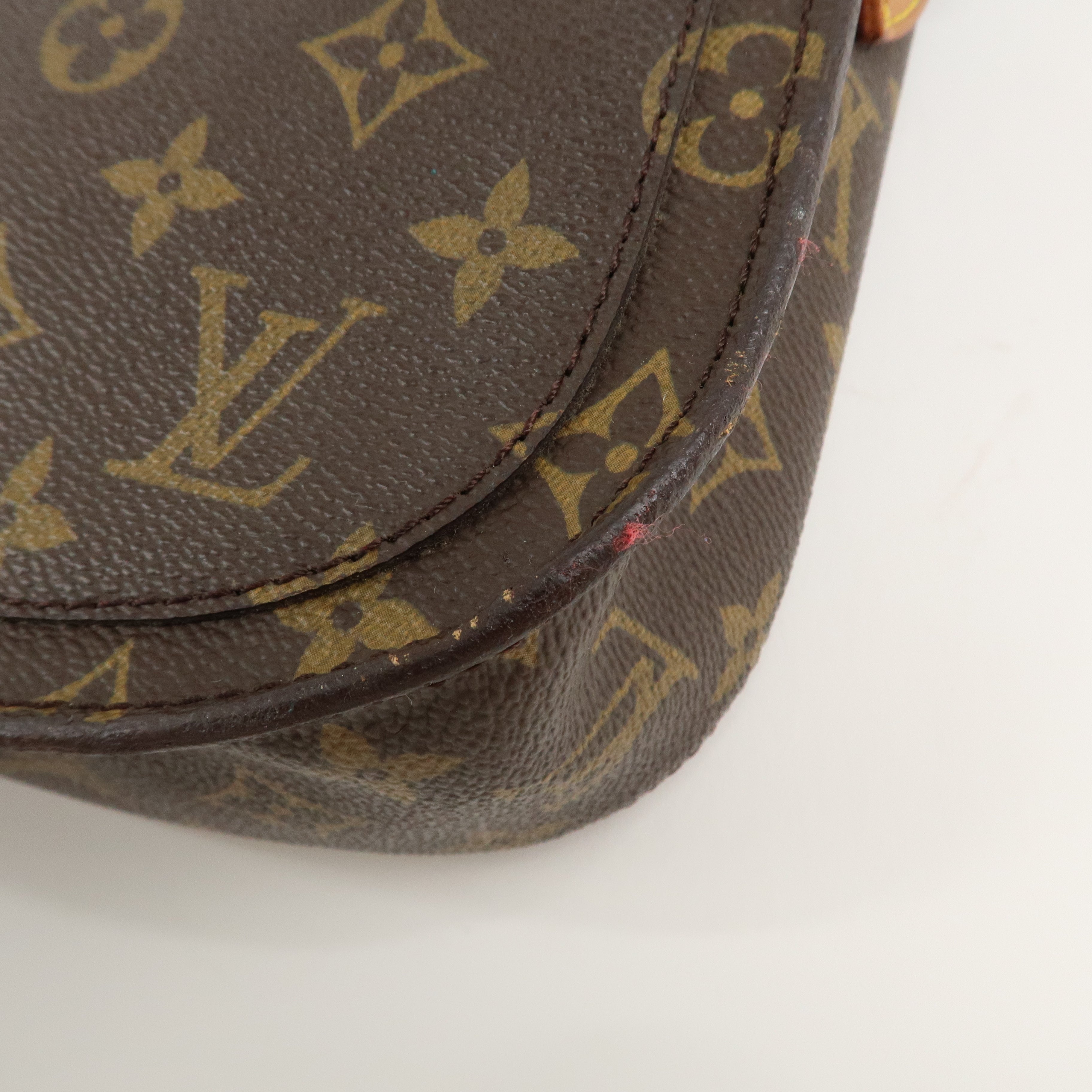 Louis Vuitton Monogram Saint Cloud GM Shoulder Bag Brown M51242 Used