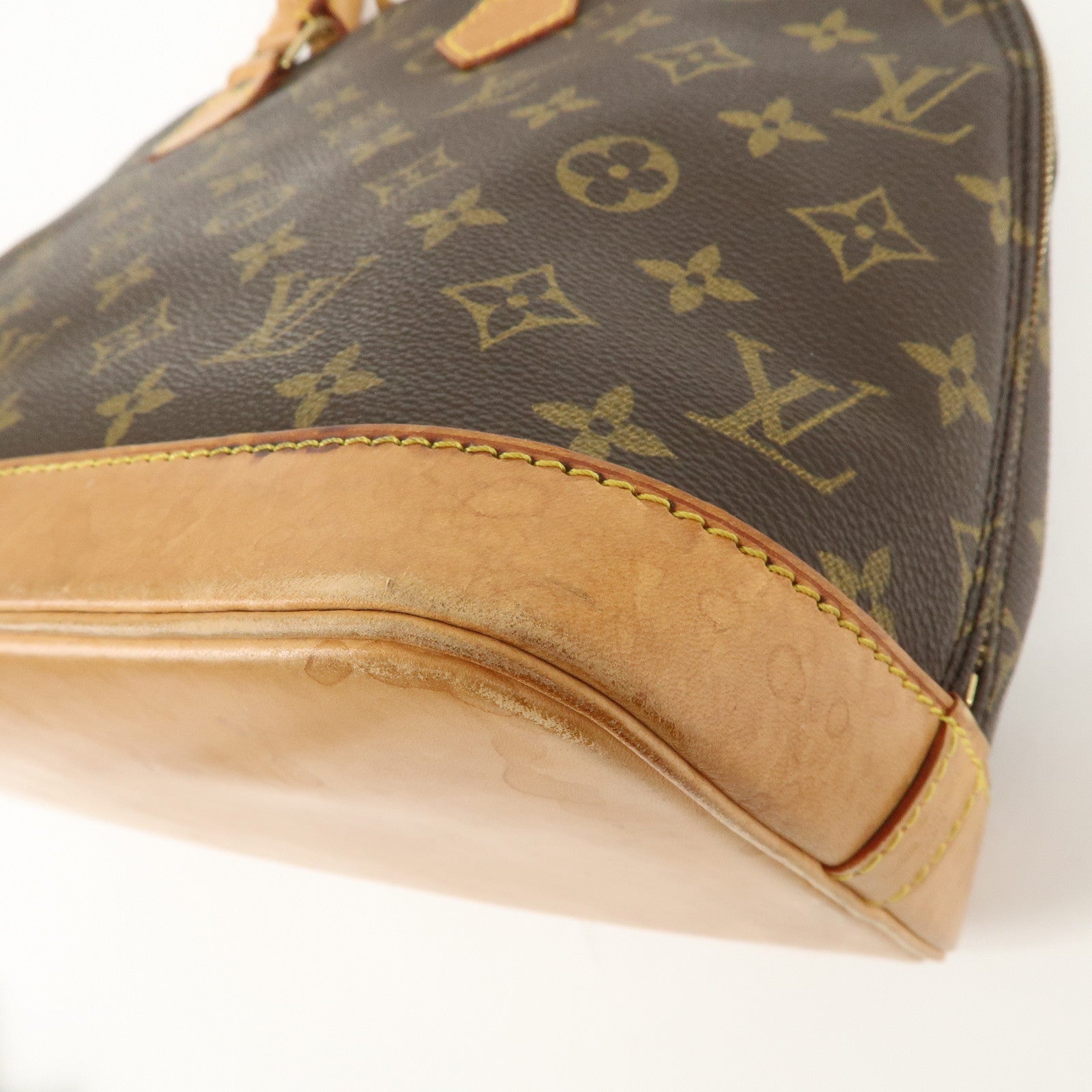 Louis Vuitton Monogram Alma Hand Bag Brown M51130