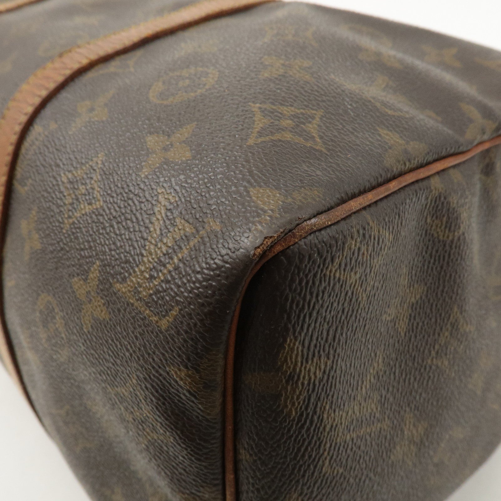 Louis Vuitton Monogram Sac Souple 35 Boston Bag Brown M41626