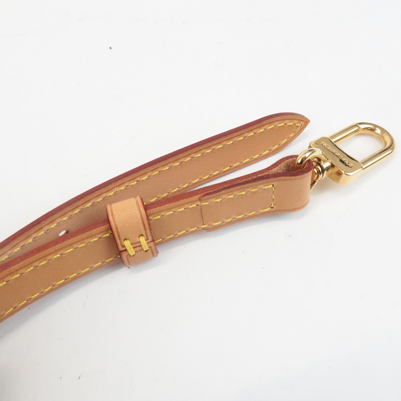 Louis Vuitton Nume Leather Adjustable Shoulder Strap Beige J52315 Used