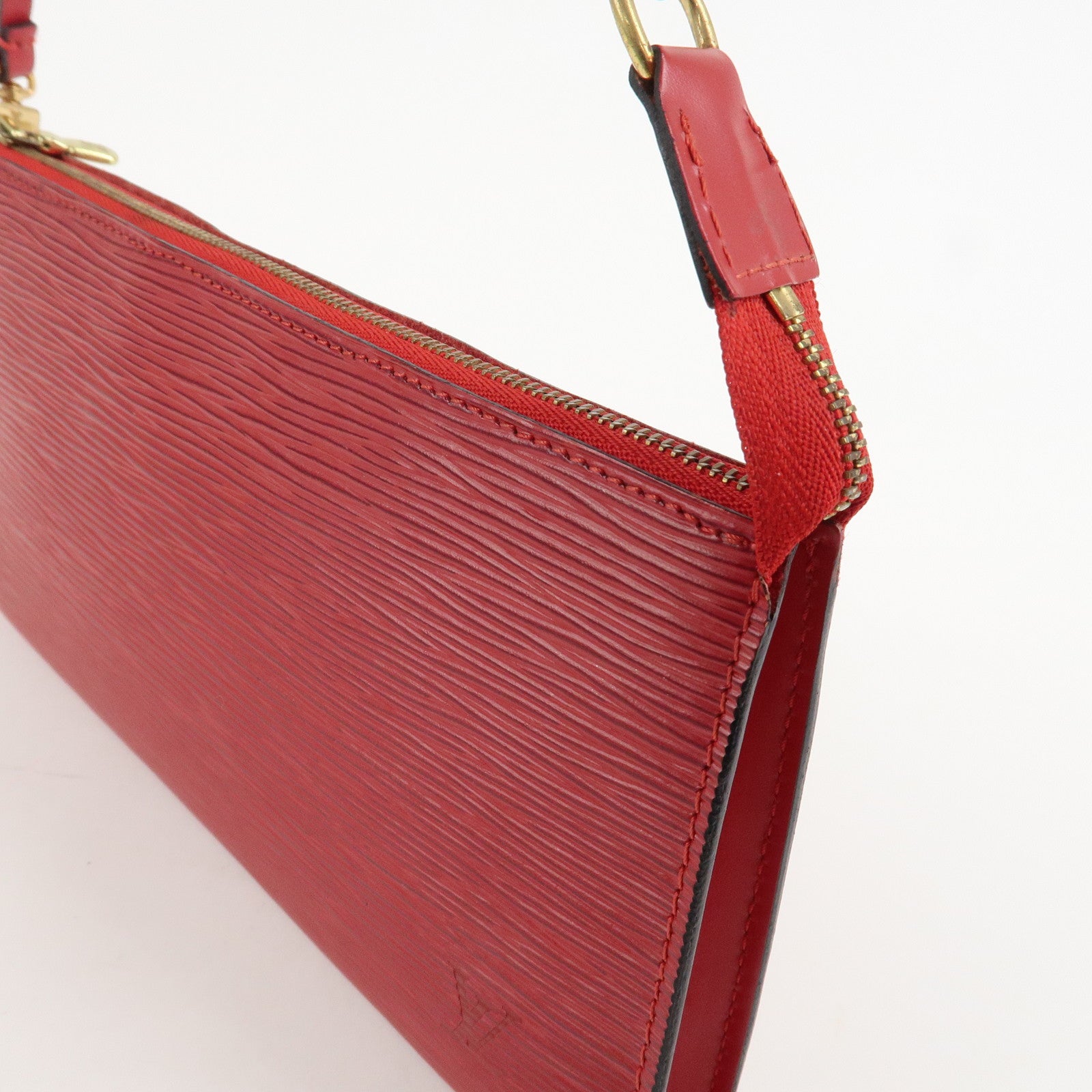 Louis Vuitton Epi Pochette Accessoires Pouch Castilian Red M52947 Used