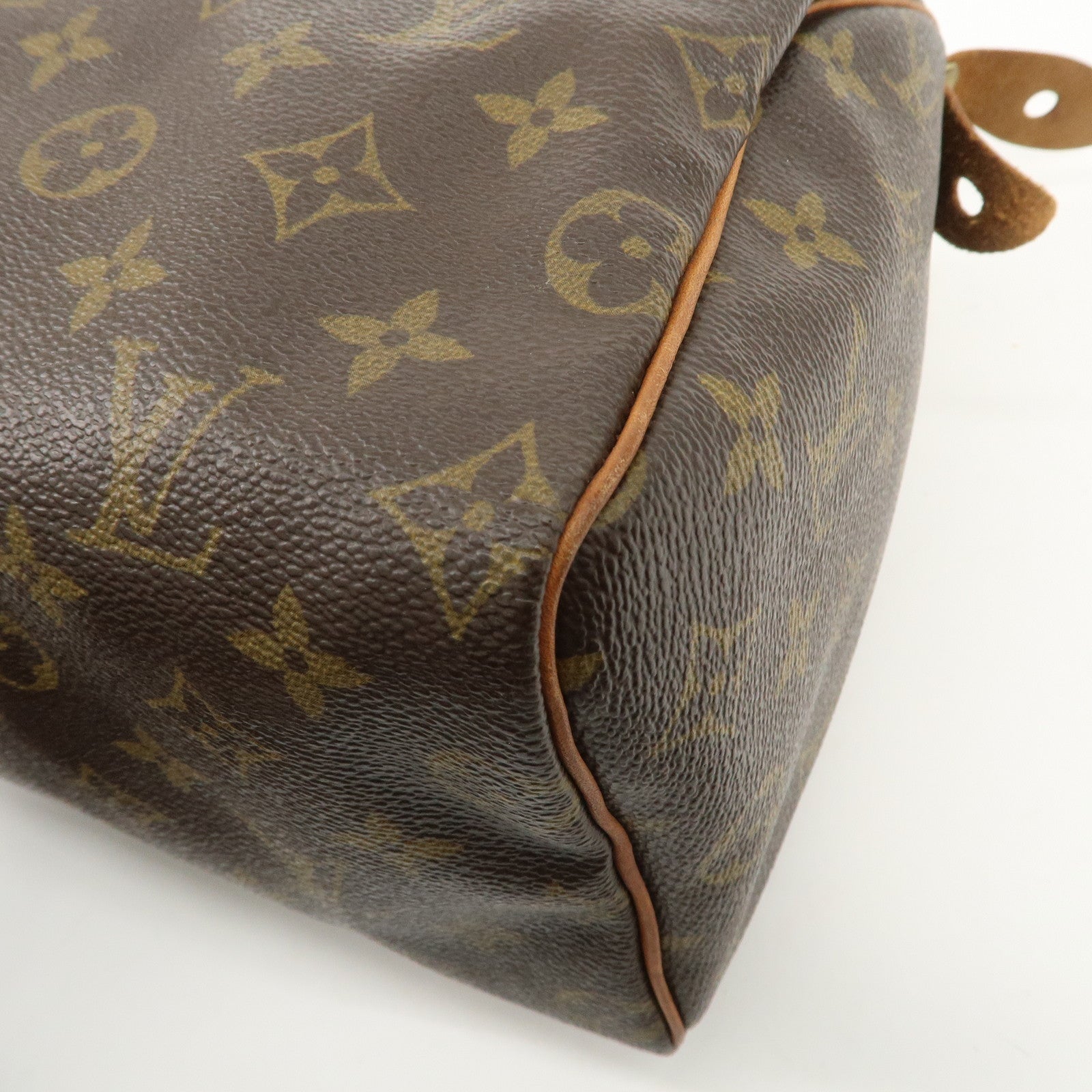 Louis Vuitton Monogram Speedy 25 Hand Bag Boston Bag M41528 Used