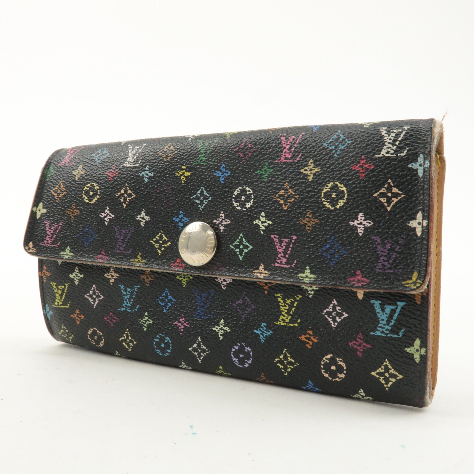 Louis Vuitton Monogram Multicolor Set of 2 Wallet M92658 M93533