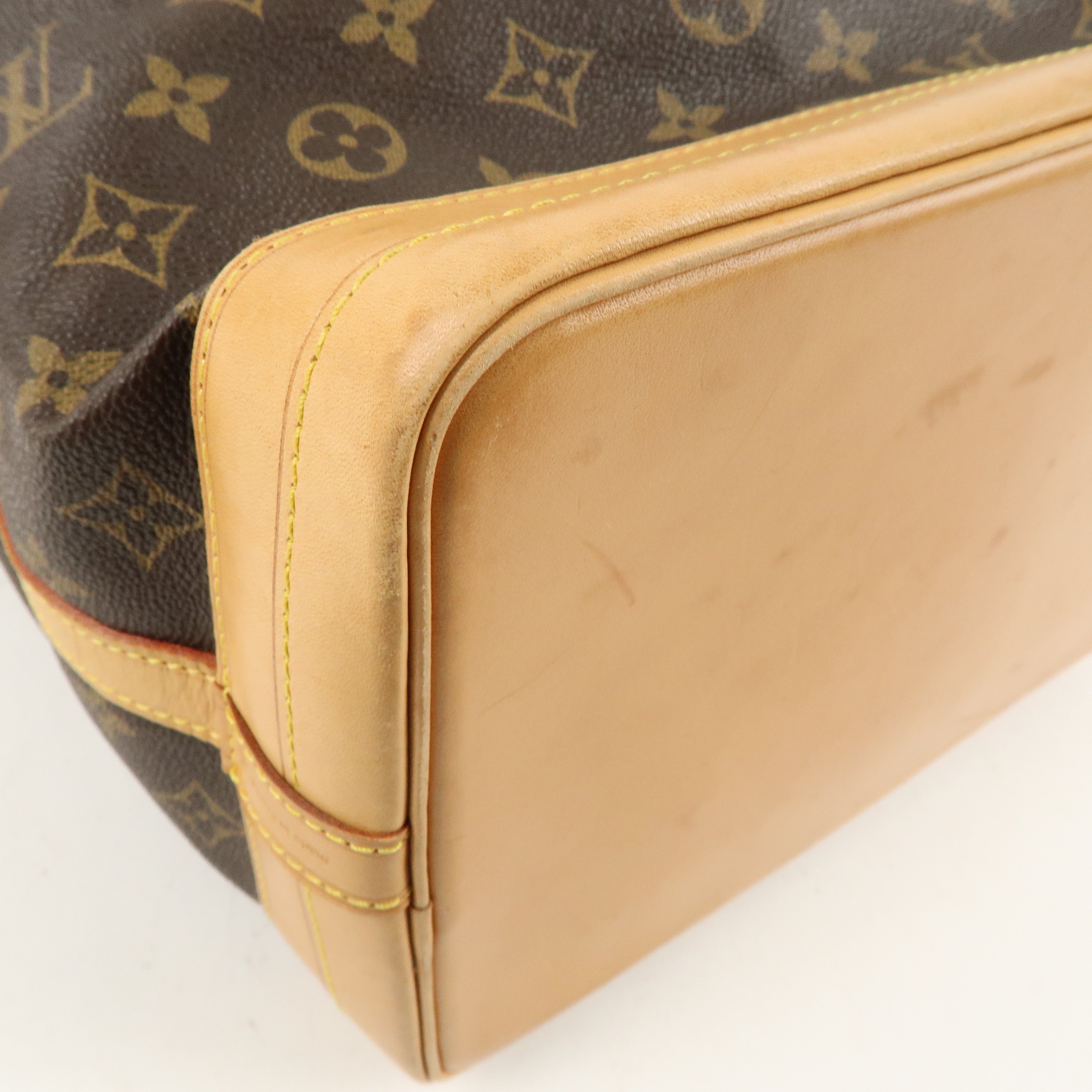 Louis Vuitton Monogram Noe Shoulder Bag Hand Bag Brown M42224