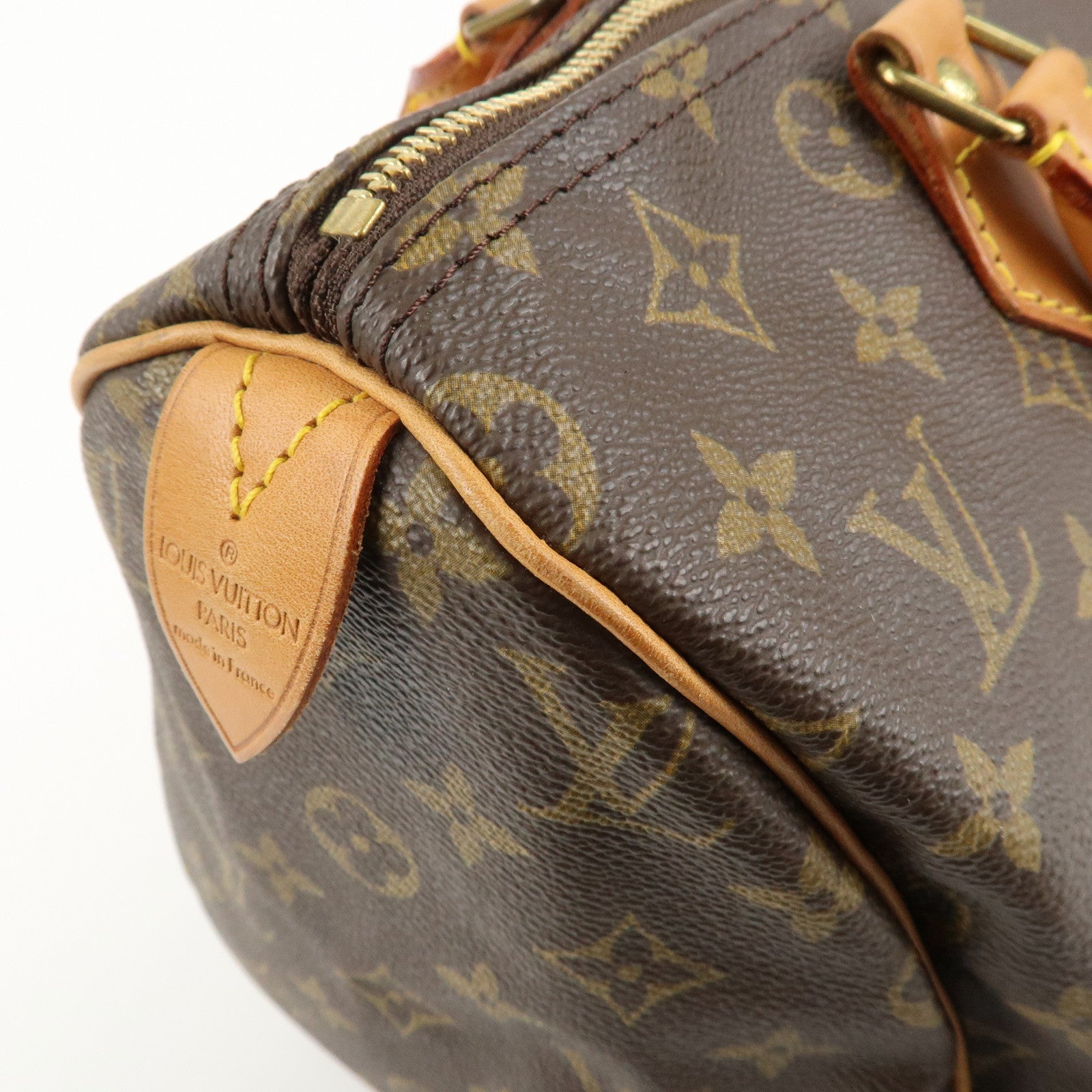 Louis Vuitton Monogram Speedy 30 Hand Bag Boston Bag M41526 Used