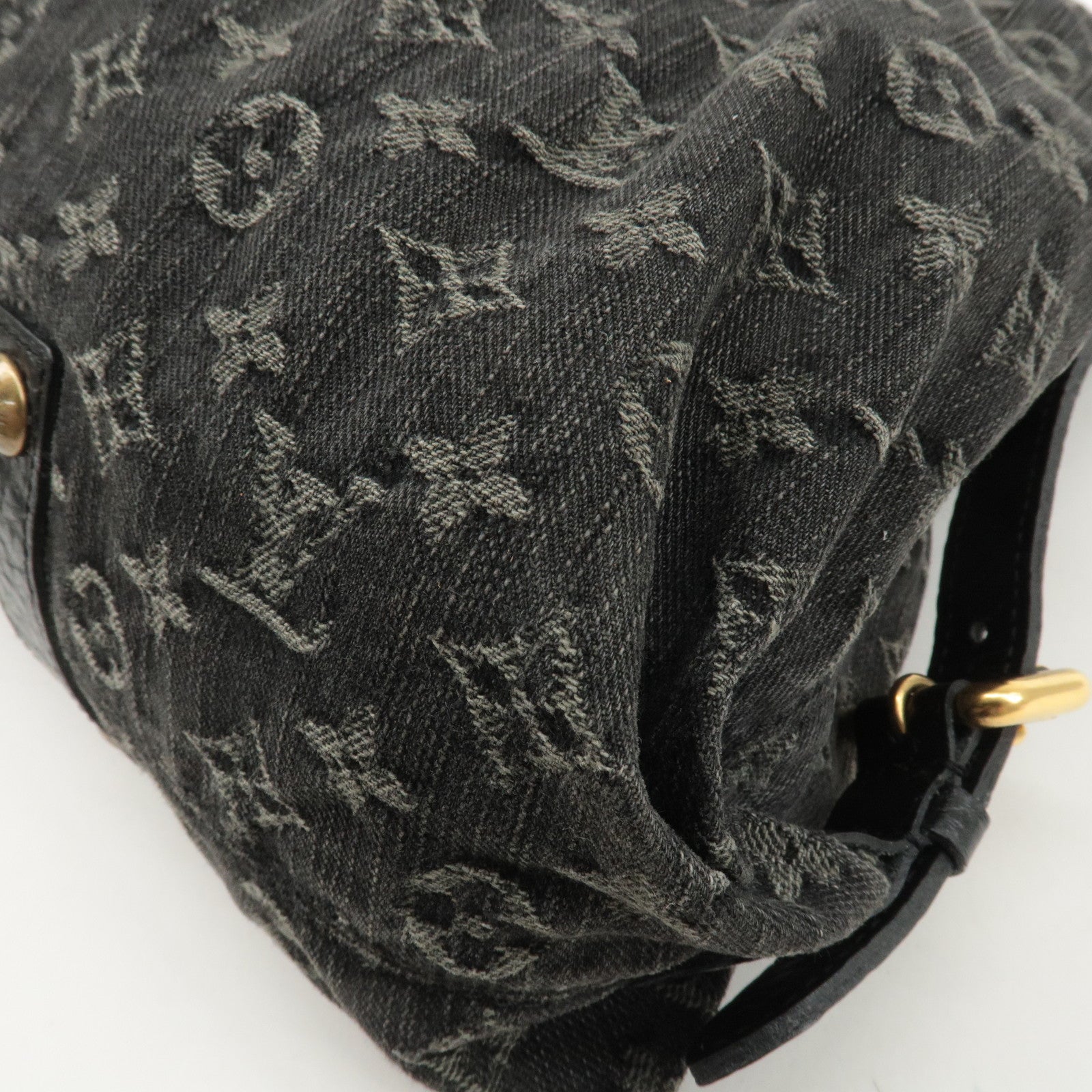 Louis Vuitton Monogram Denim Neo Cabby GM Shoulder Bag Noir M95352