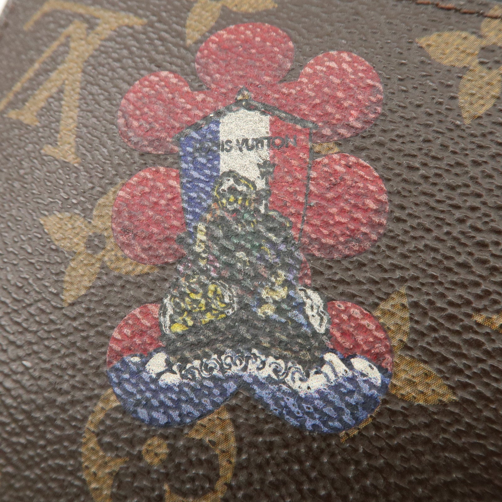 Louis Vuitton Zippy Wallet Kansai Yamamoto Kabuki Daruma M67249 Used