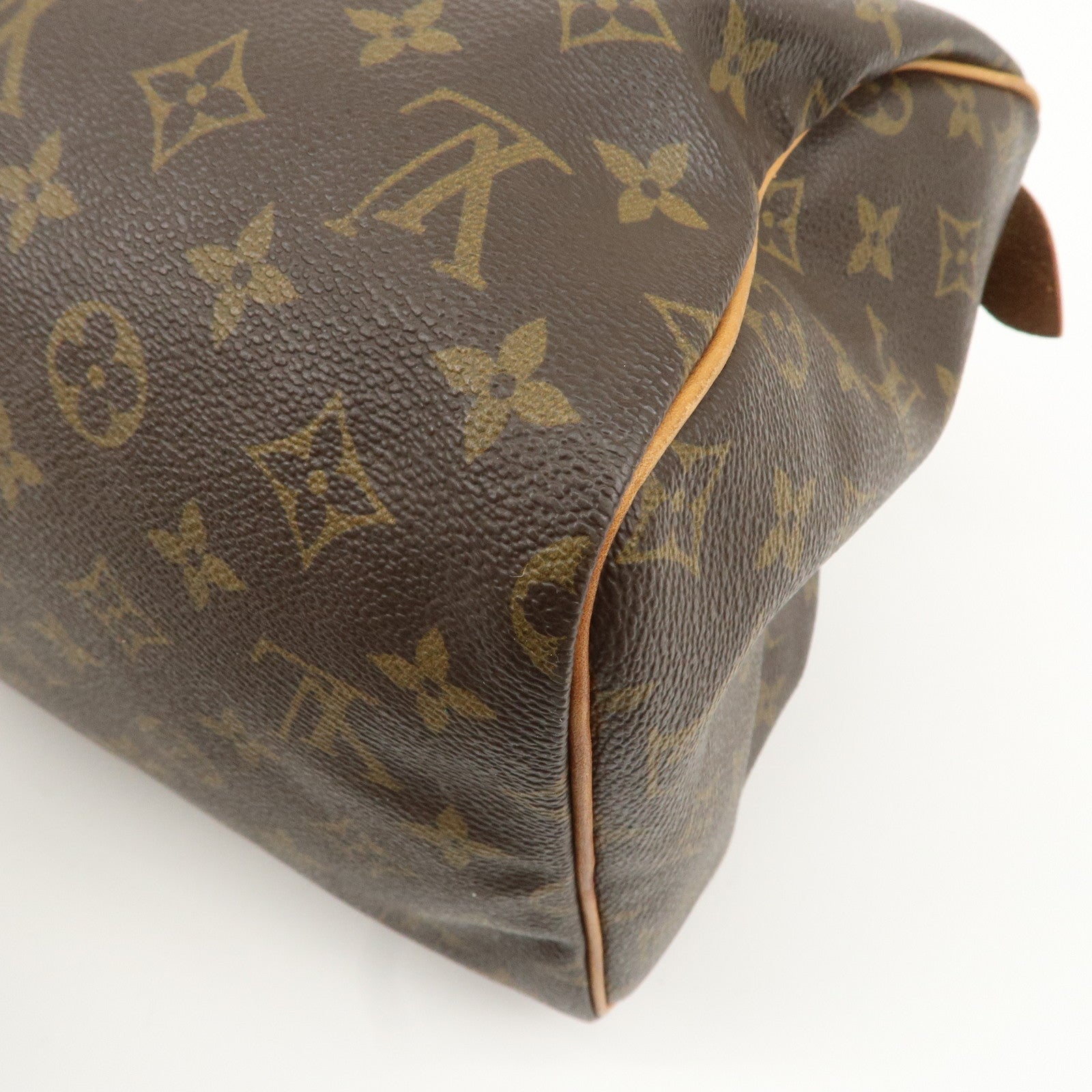 Louis Vuitton Monogram Speedy 30 Hand Bag Boston Bag M41526 Used