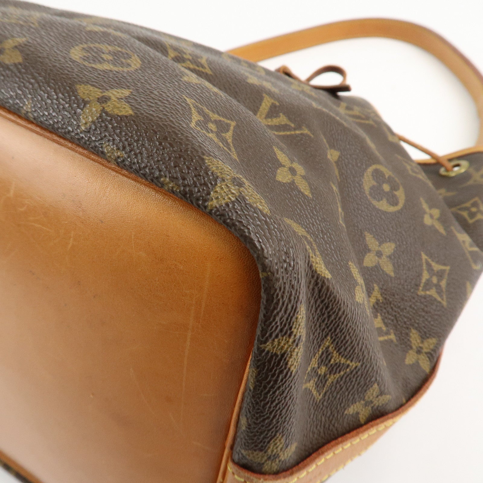 Louis Vuitton Monogram Petit Noe Shoulder Bag Brown M42226 Used