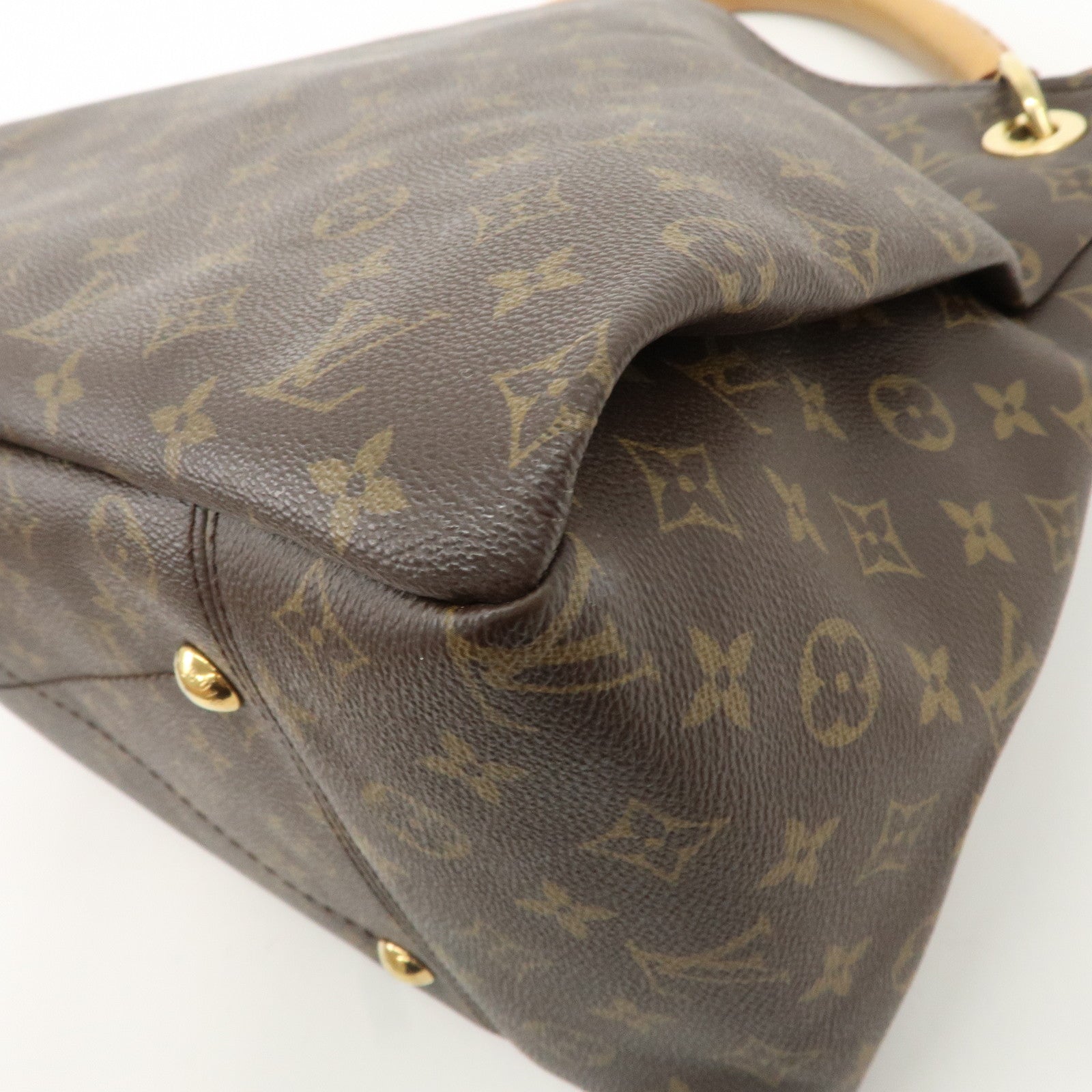 Louis Vuitton Monogram Artsy MM Shoulder Bag Brown M40249 Used