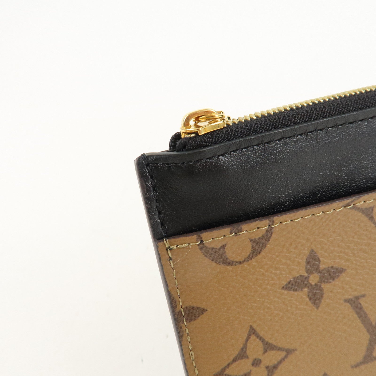 Louis Vuitton Monogram Reverse Slim Purse Card Case M80390 Used