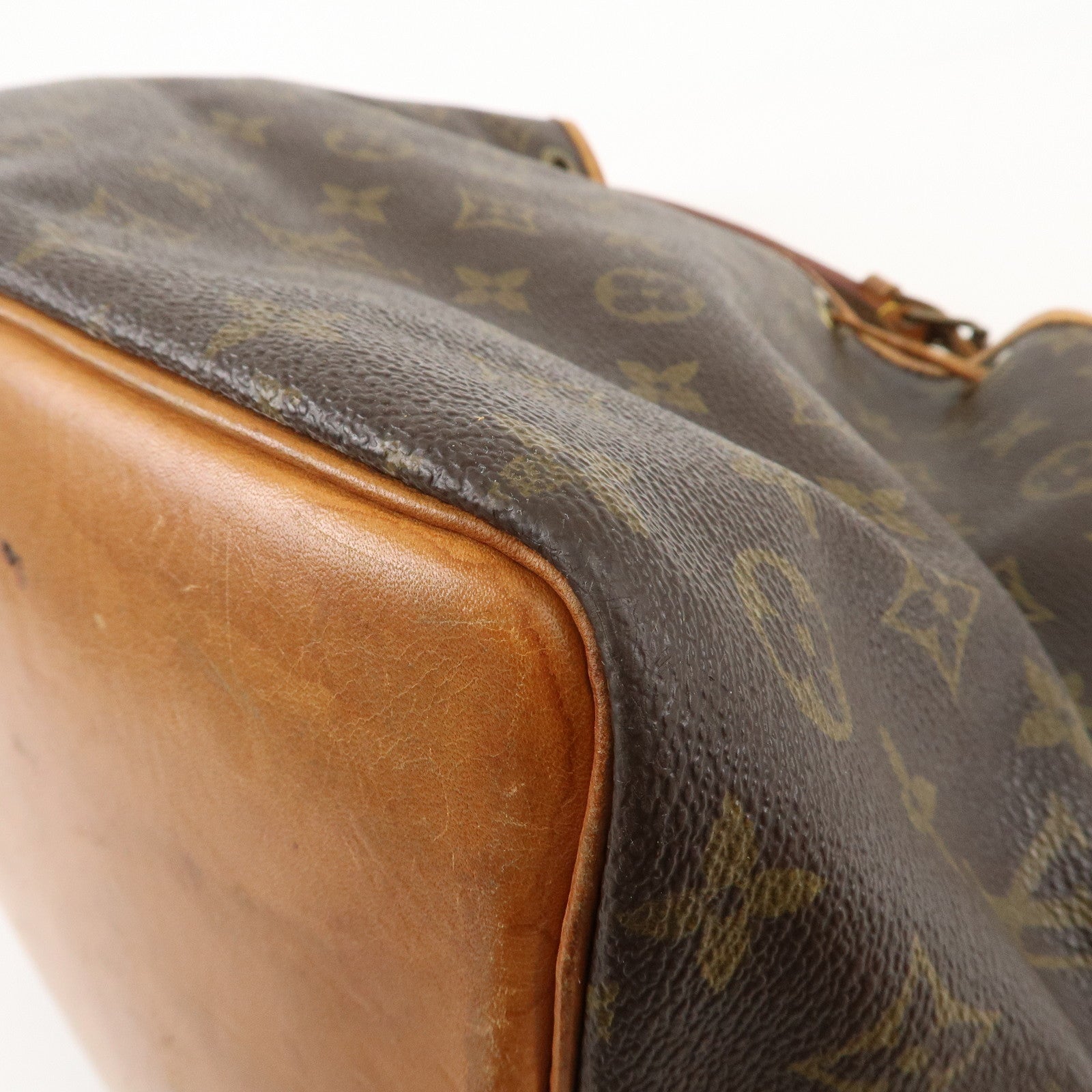 Louis Vuitton Monogram Petit Noe Shoulder Bag Brown M42226