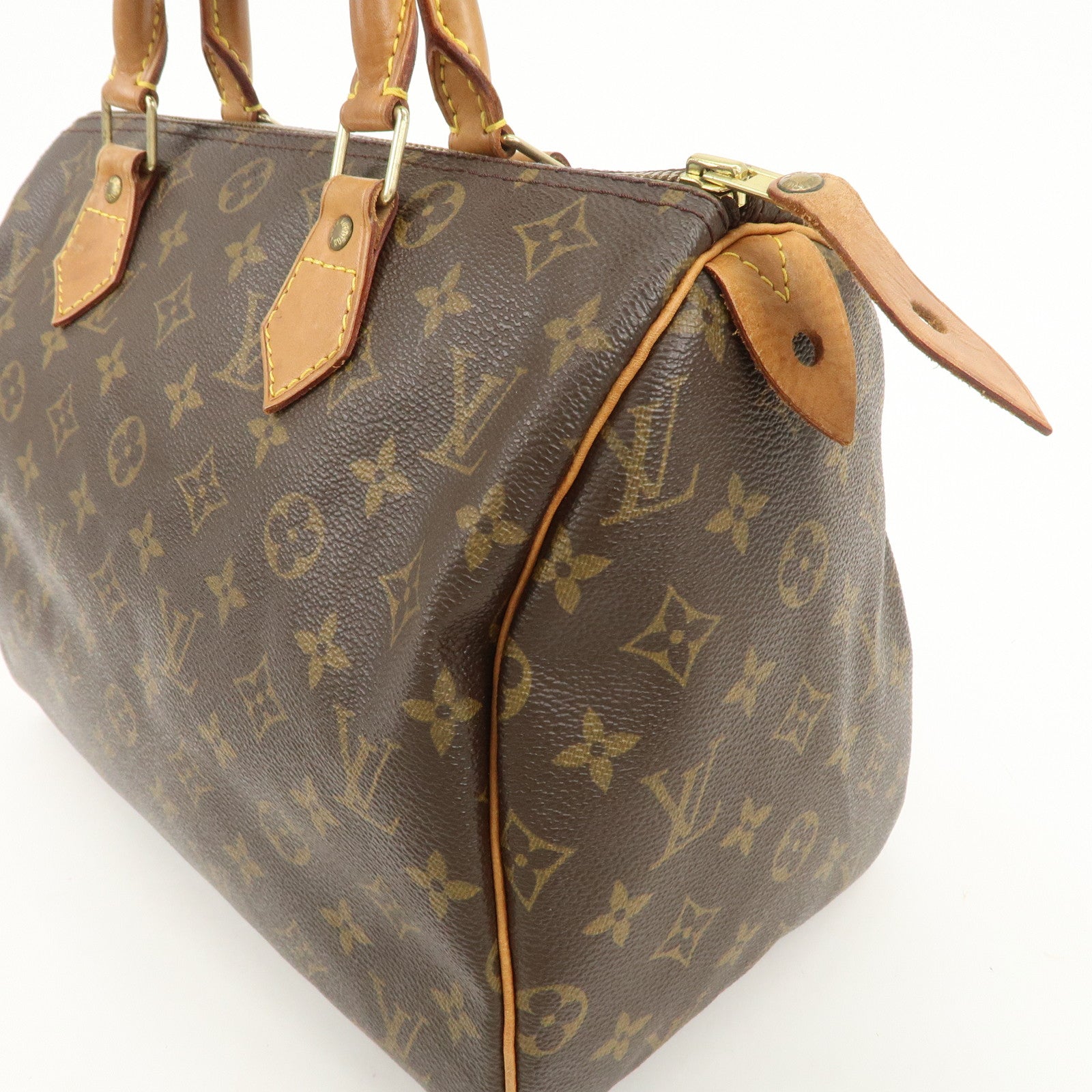 Louis Vuitton Monogram Speedy 30 Hand Bag Boston Bag M41526 Used