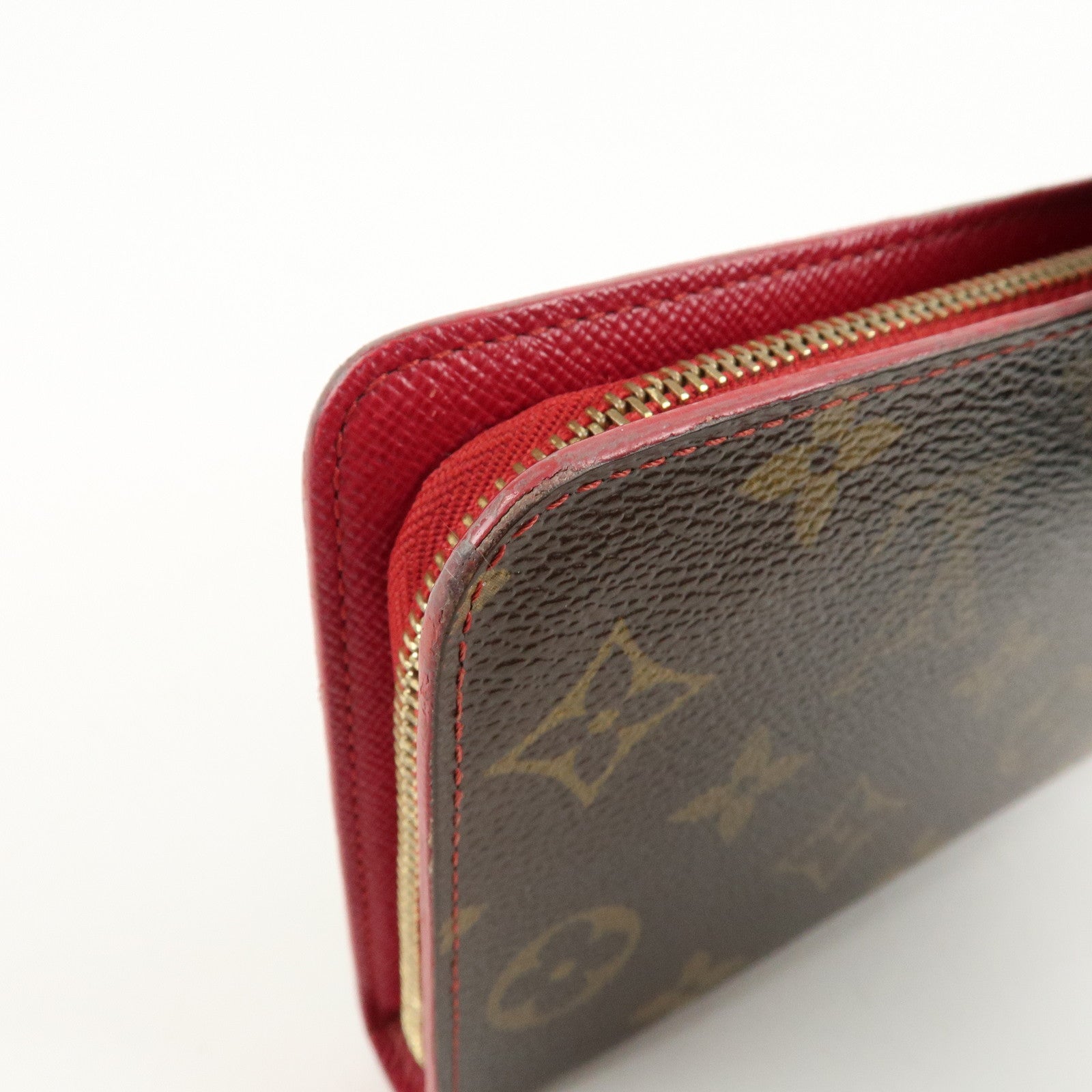 Louis Vuitton Monogram Cherry Porte Monnaie Zip Long Wallet M95006