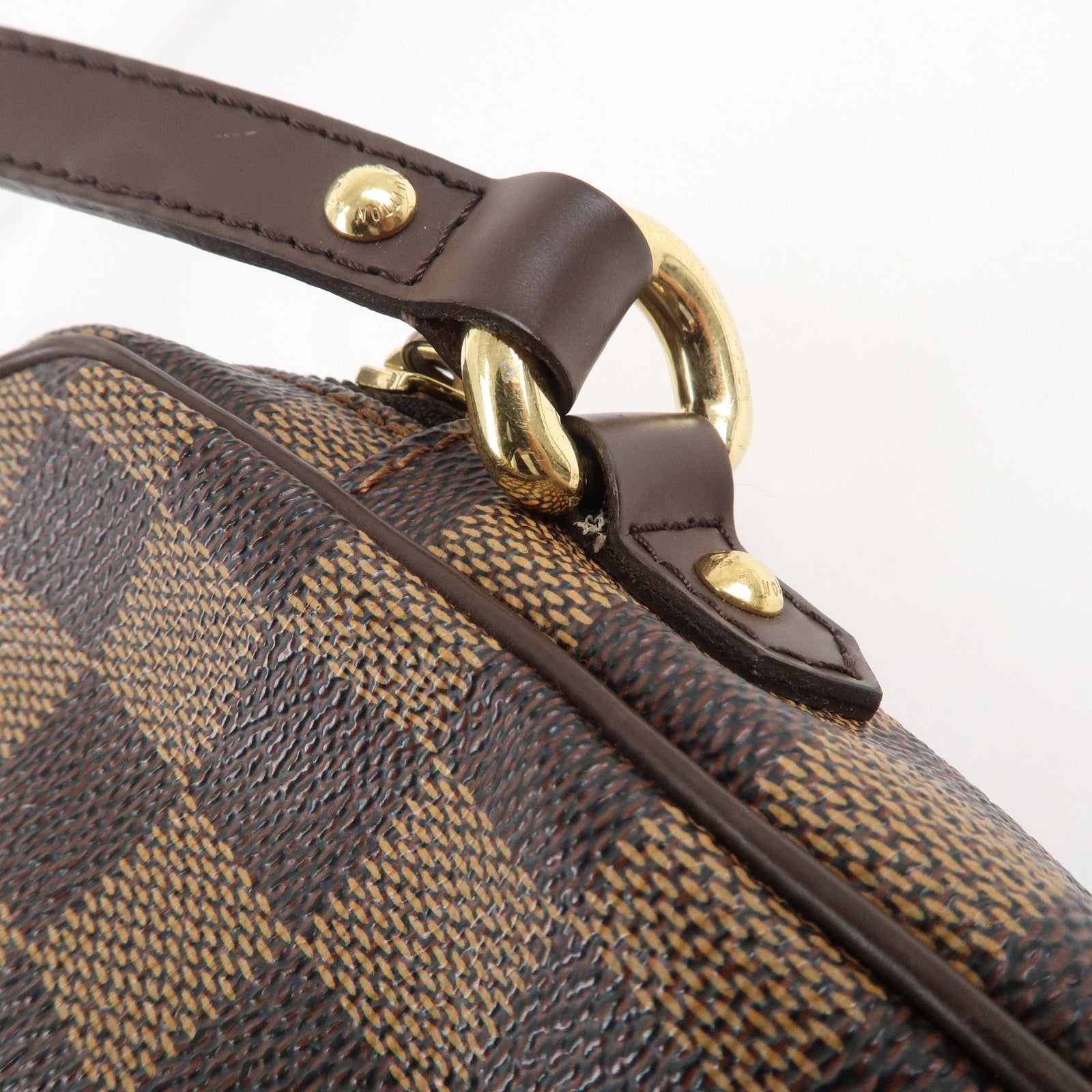 Louis Vuitton Damier Rift Shoulder Bag Brown N60009