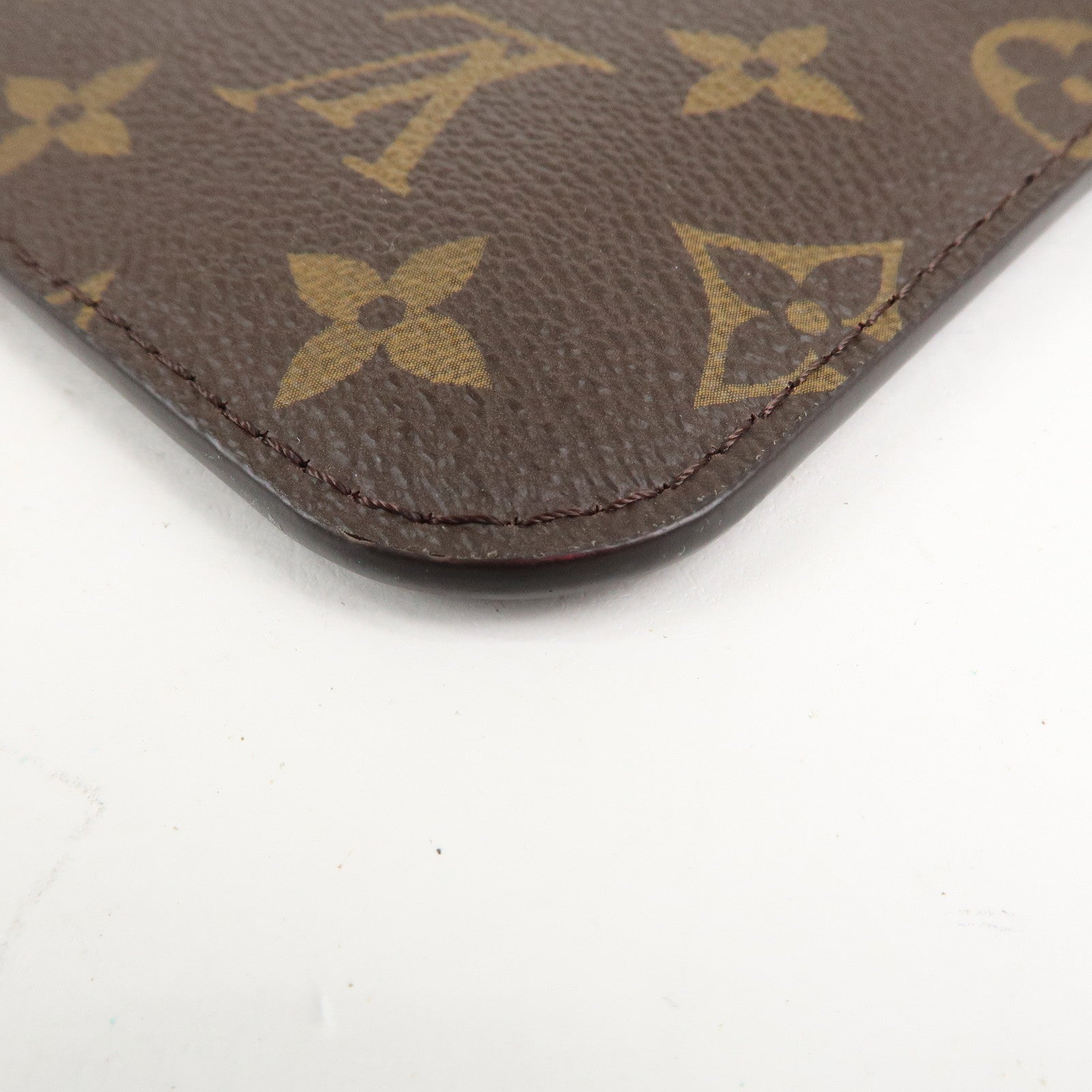 Louis Vuitton Monogram Pouch for Neverfull MM Brown Used