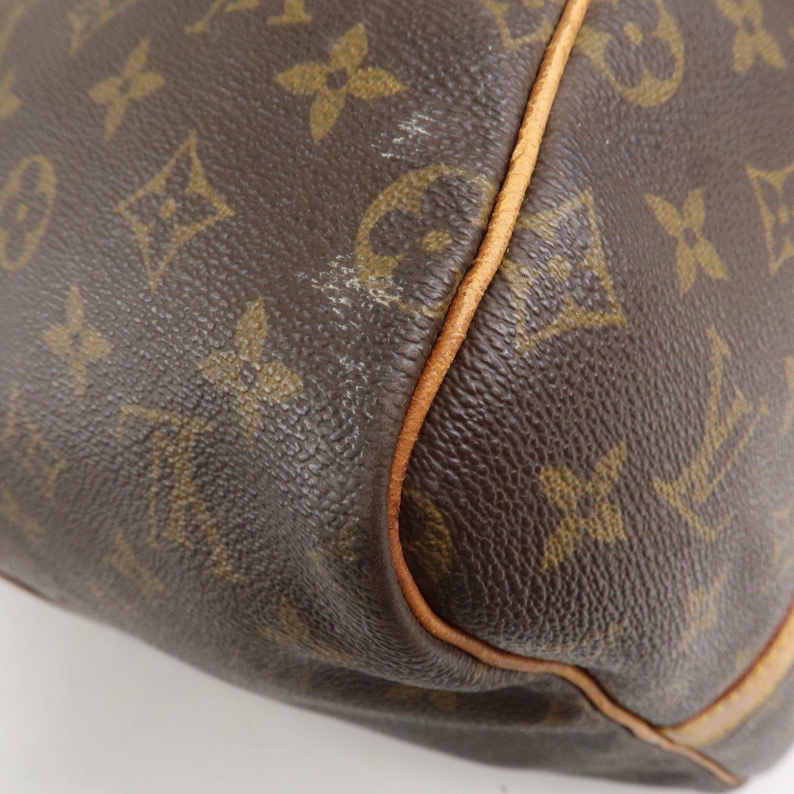 Louis Vuitton Keep All Bandouliere 55 Boston Bag Brown M56714 Used