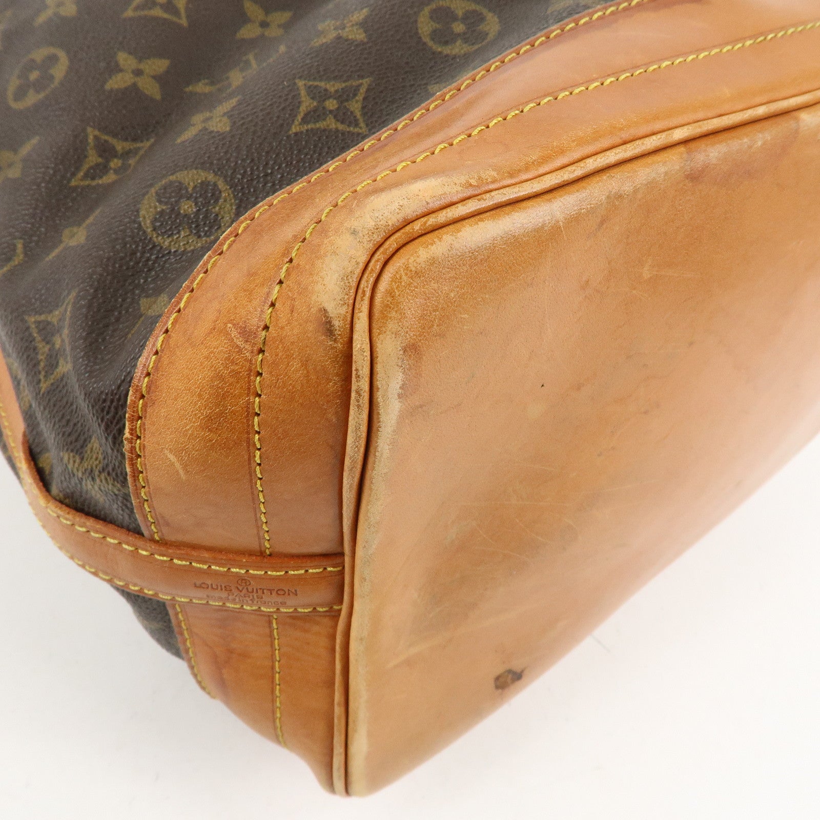 Louis Vuitton Monogram Noe Shoulder Bag Hand Bag Brown M42224